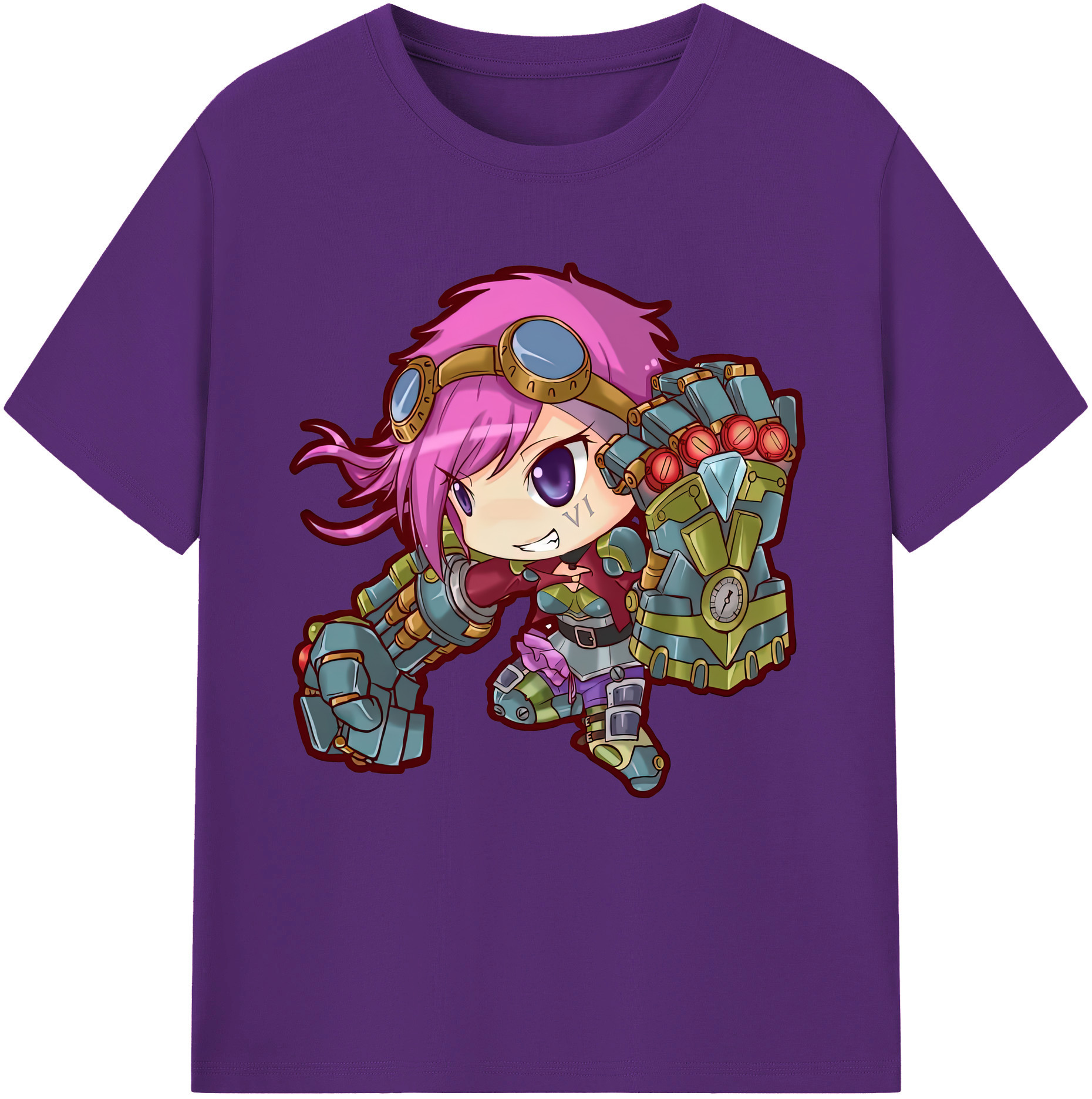 リーグ・オブ・レジェンド League of Legends LOL 綿100％半袖Tシャツ（フロントプリント）