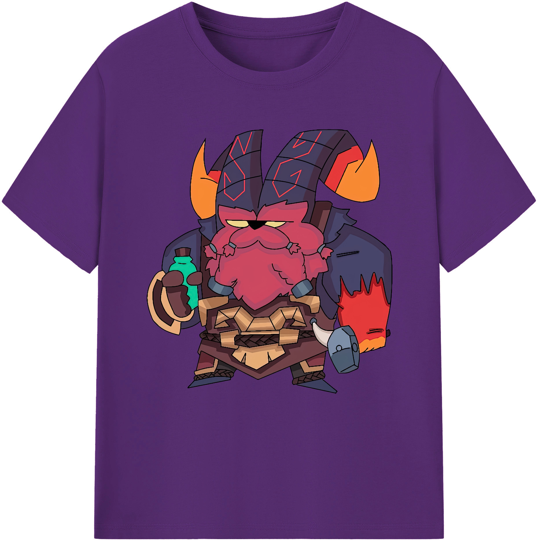 リーグ・オブ・レジェンド League of Legends LOL 綿100％半袖Tシャツ（フロントプリント）