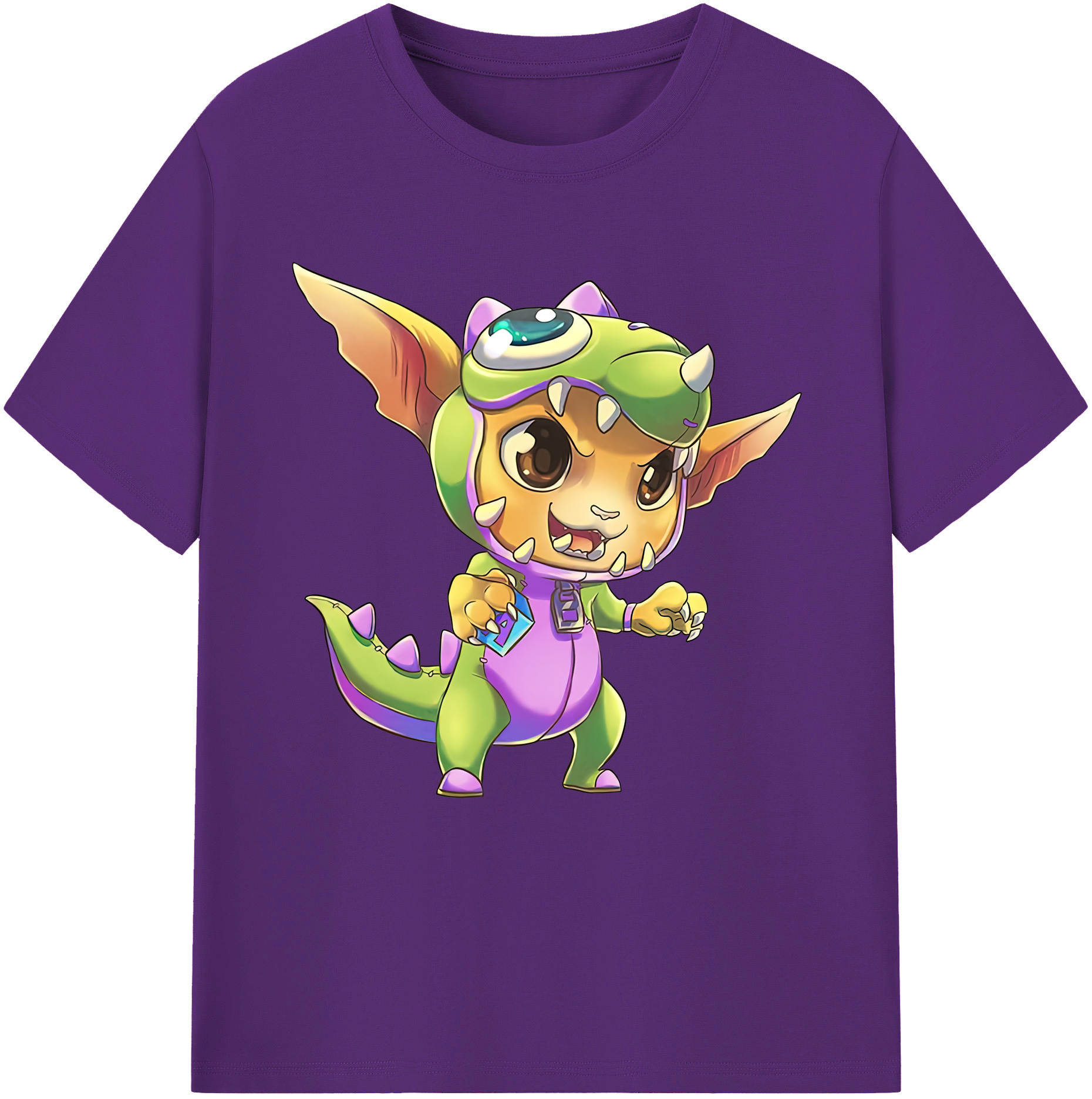 リーグ・オブ・レジェンド League of Legends LOL 綿100％半袖Tシャツ（フロントプリント）