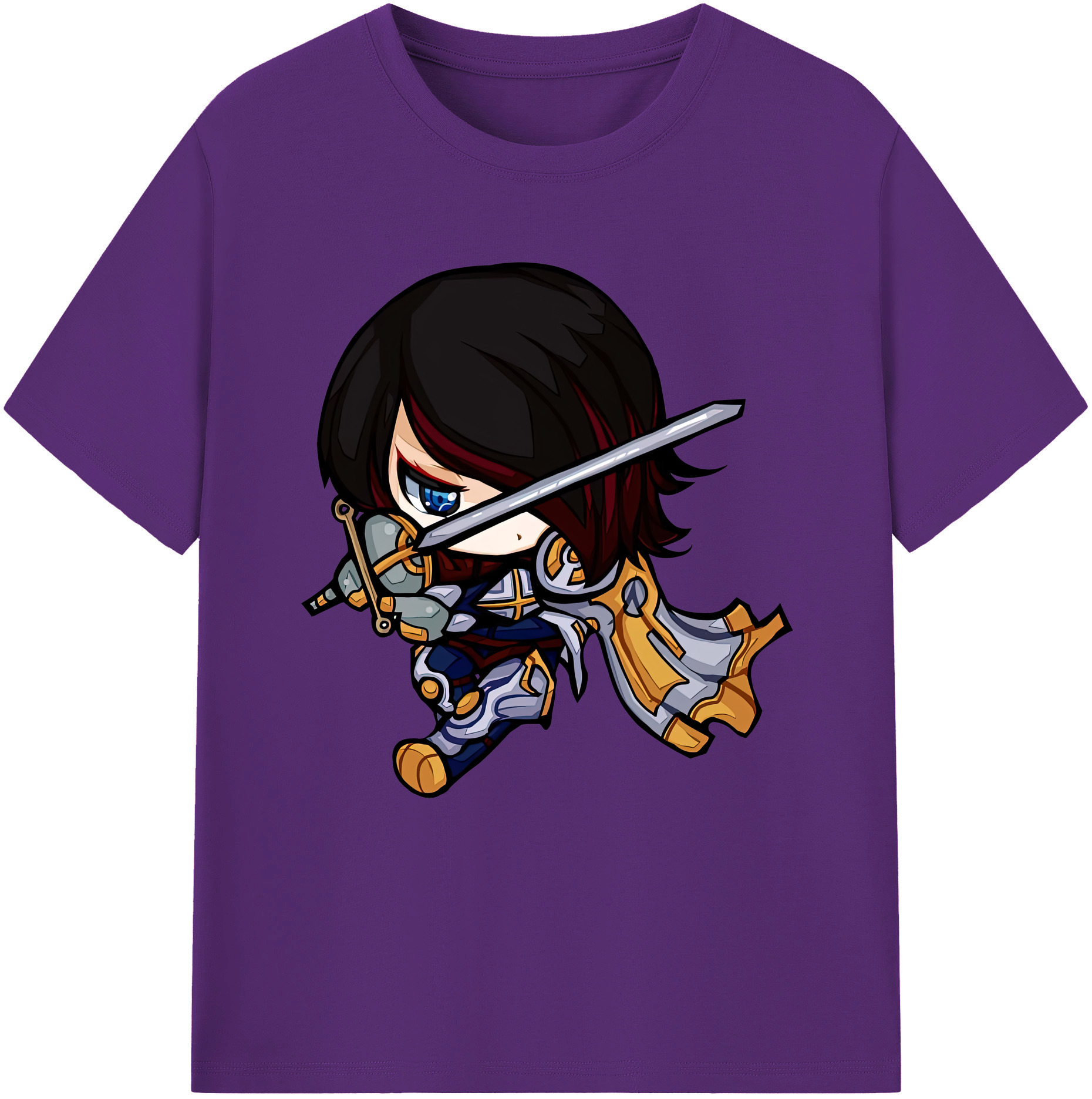 リーグ・オブ・レジェンド League of Legends LOL 綿100％半袖Tシャツ（フロントプリント）