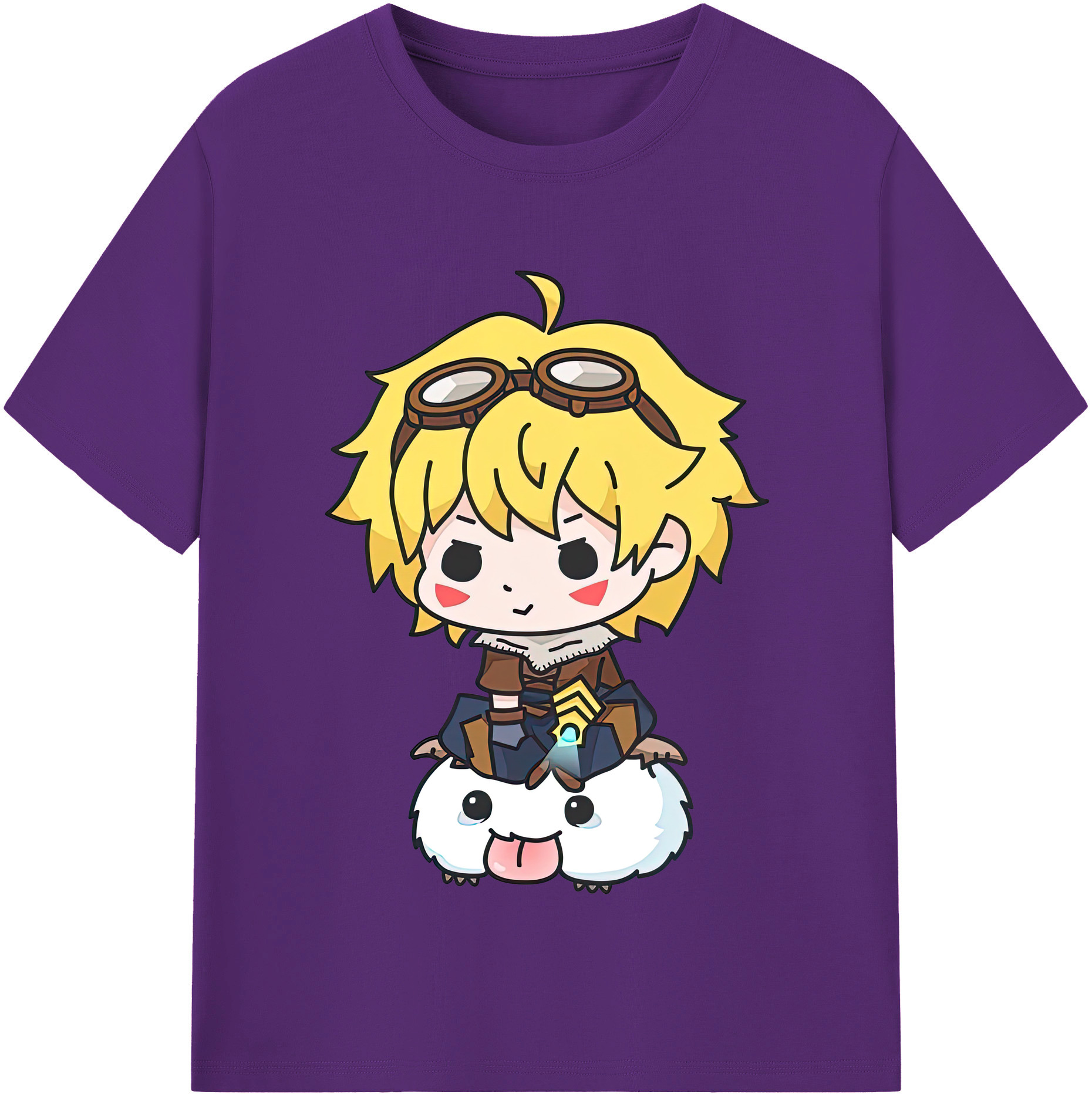 リーグ・オブ・レジェンド League of Legends LOL 綿100％半袖Tシャツ（フロントプリント）