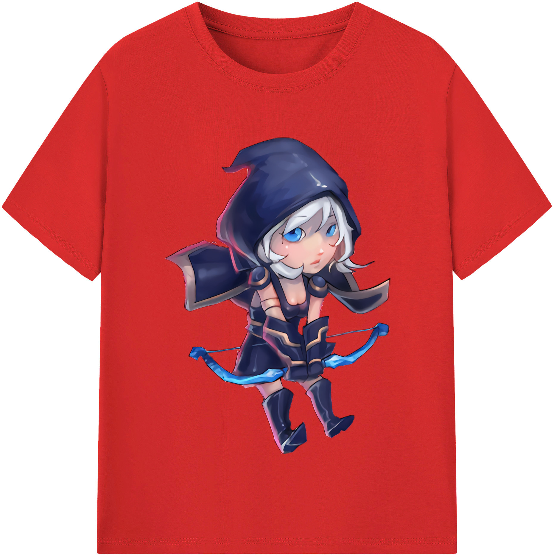 リーグ・オブ・レジェンド League of Legends LOL 綿100％半袖Tシャツ（フロントプリント）