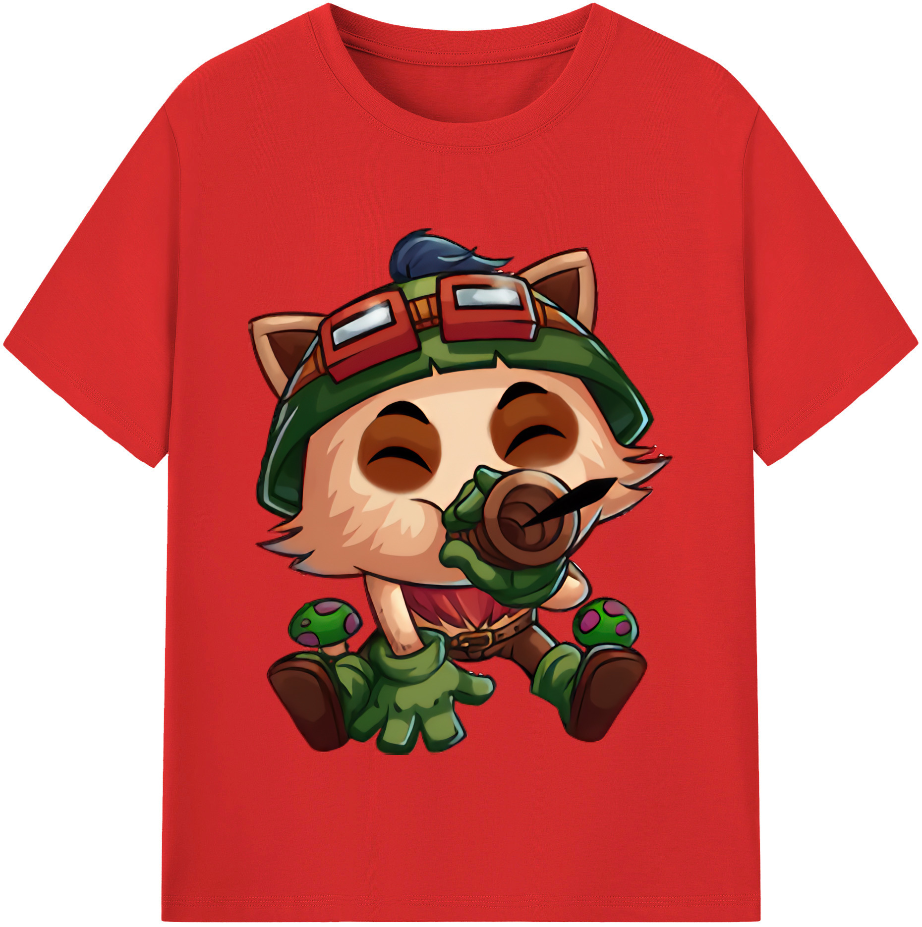 リーグ・オブ・レジェンド League of Legends LOL 綿100％半袖Tシャツ（フロントプリント）