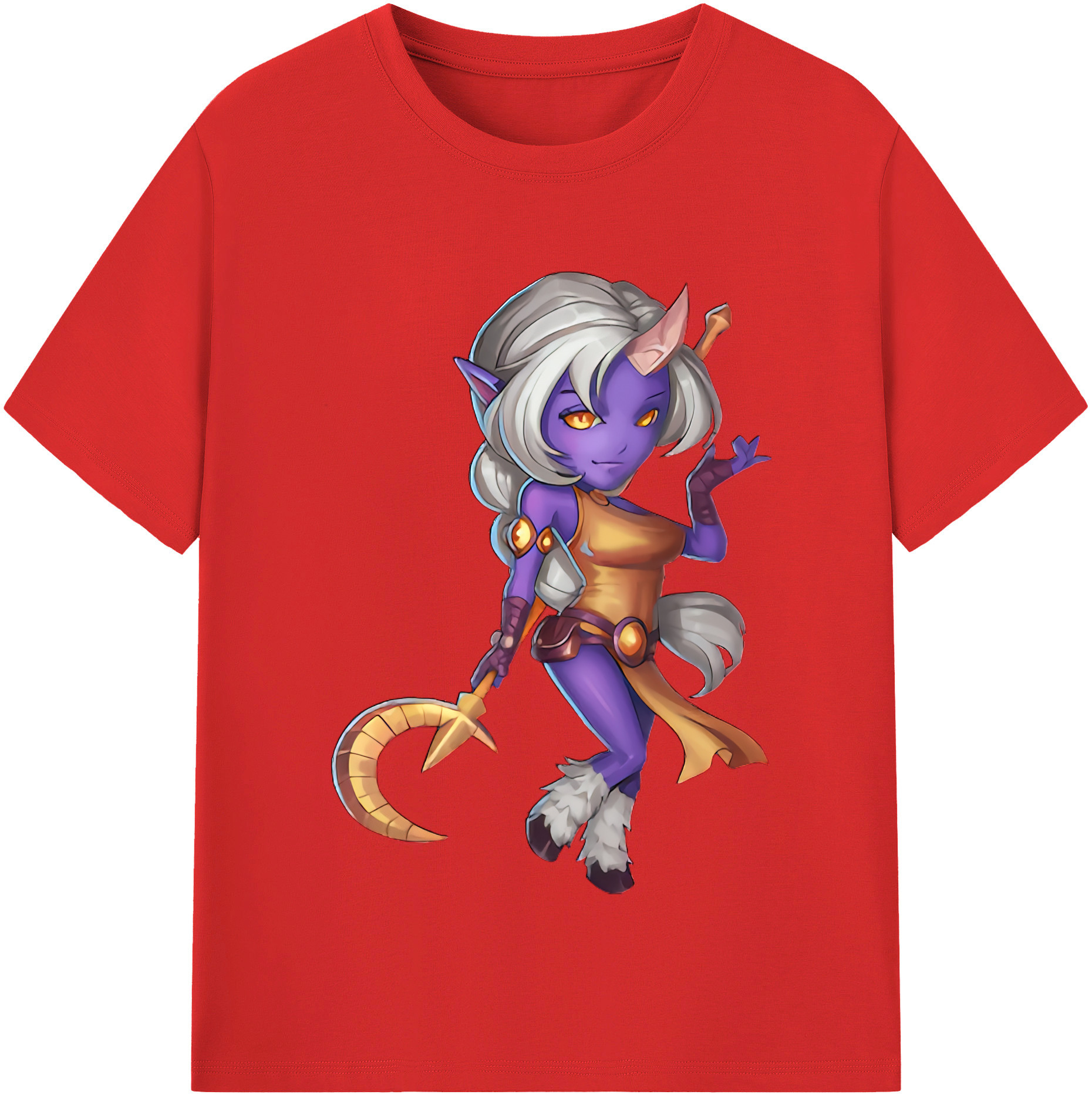 リーグ・オブ・レジェンド League of Legends LOL 綿100％半袖Tシャツ（フロントプリント）