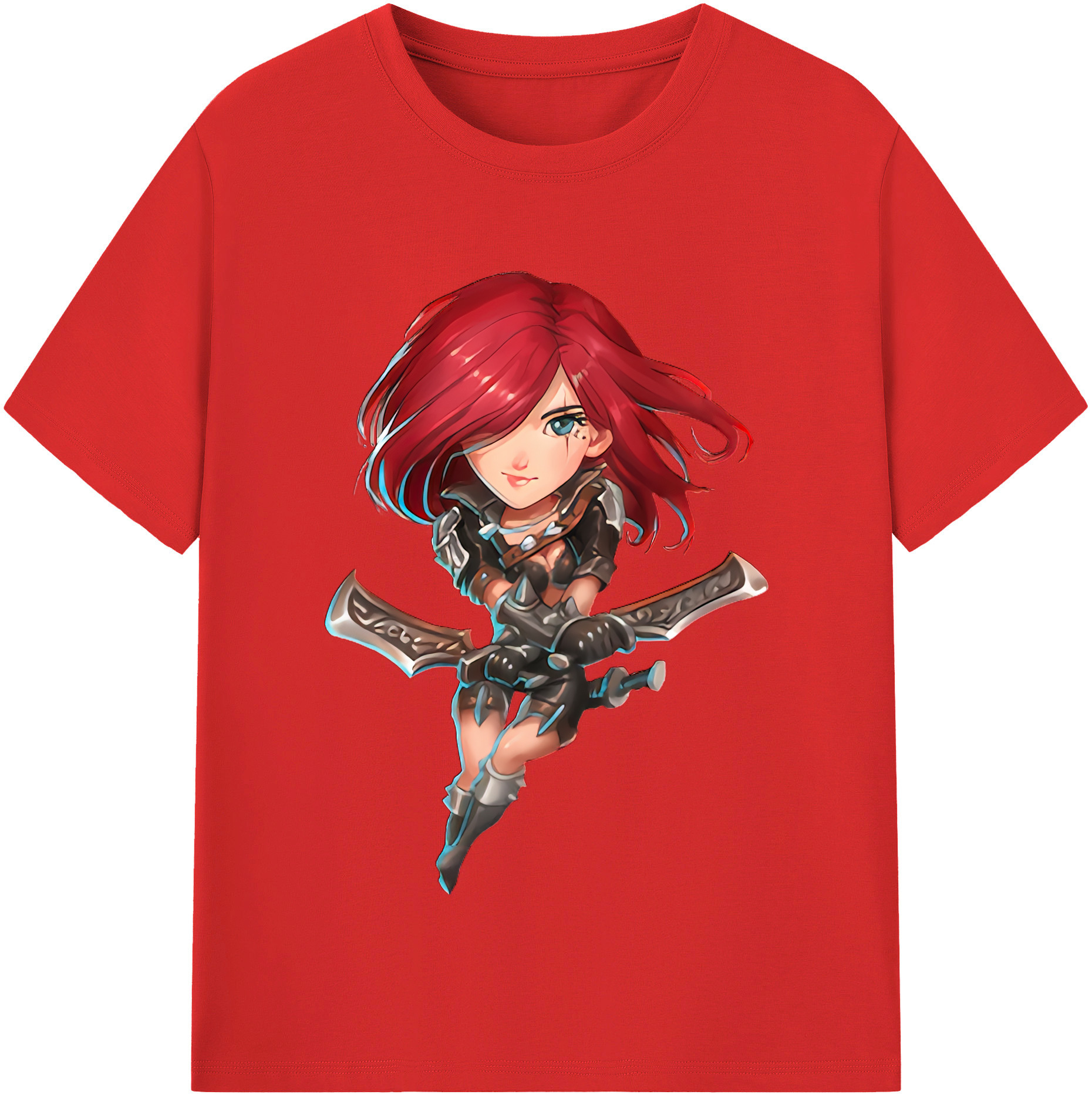 リーグ・オブ・レジェンド League of Legends LOL 綿100％半袖Tシャツ（フロントプリント）