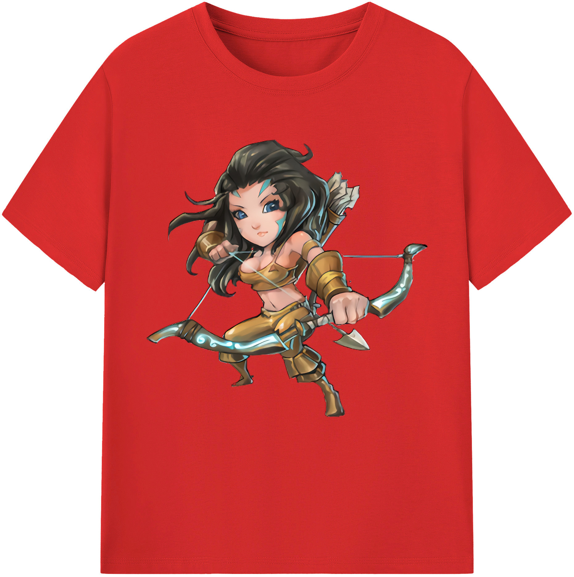 リーグ・オブ・レジェンド League of Legends LOL 綿100％半袖Tシャツ（フロントプリント）