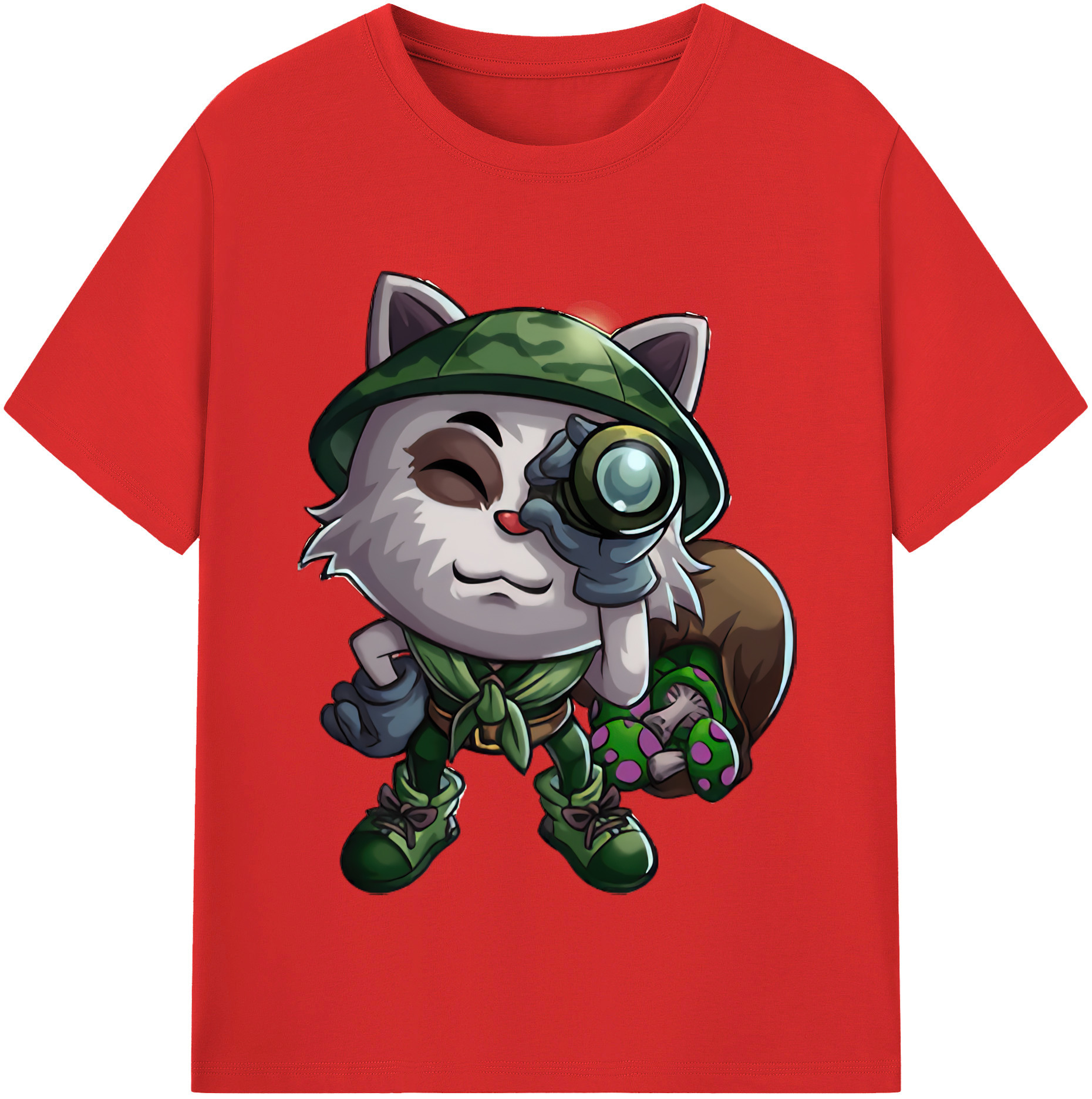 リーグ・オブ・レジェンド League of Legends LOL 綿100％半袖Tシャツ（フロントプリント）