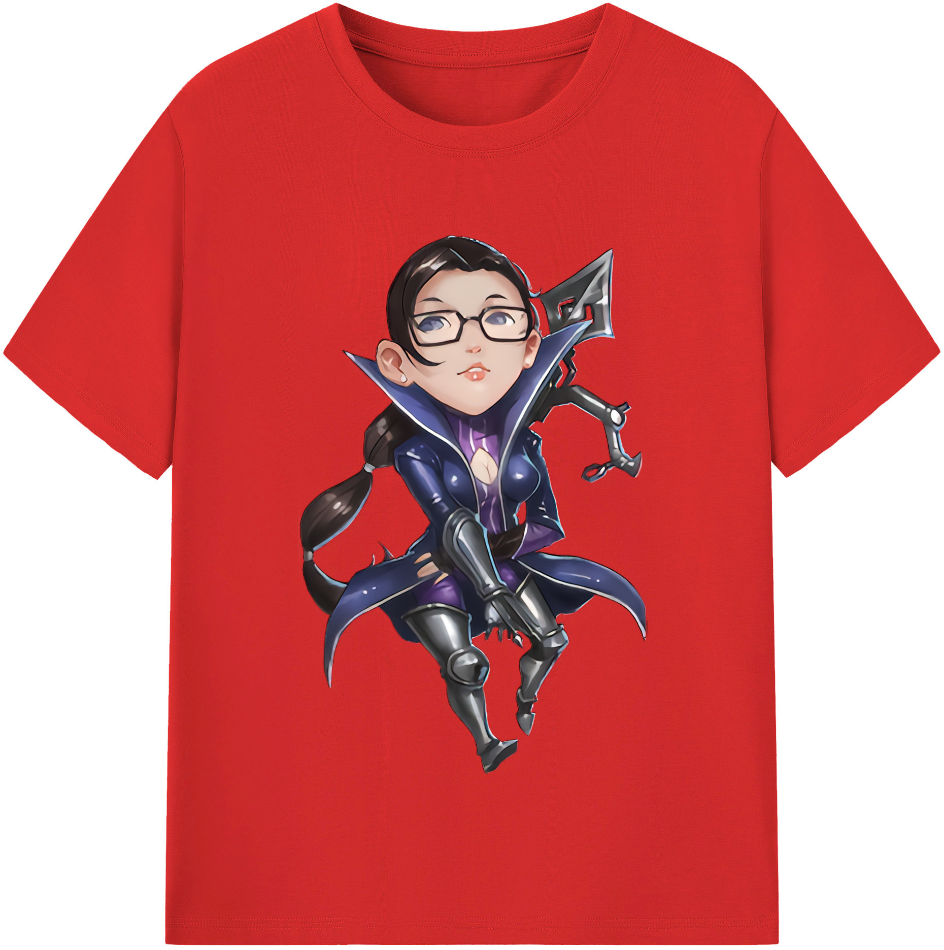 リーグ・オブ・レジェンド League of Legends LOL 綿100％半袖Tシャツ（フロントプリント）