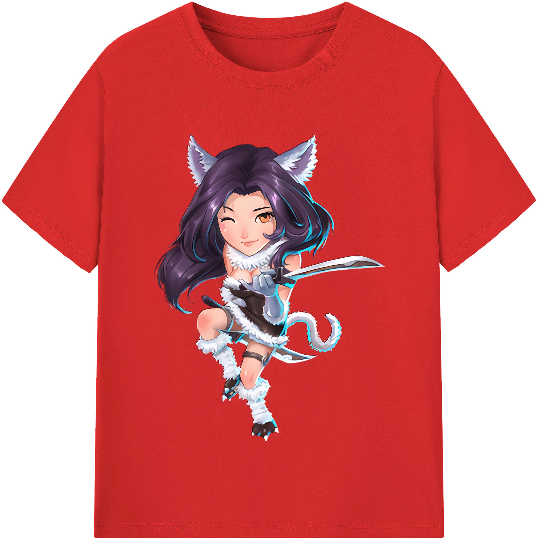 リーグ・オブ・レジェンド League of Legends LOL 綿100％半袖Tシャツ（フロントプリント）