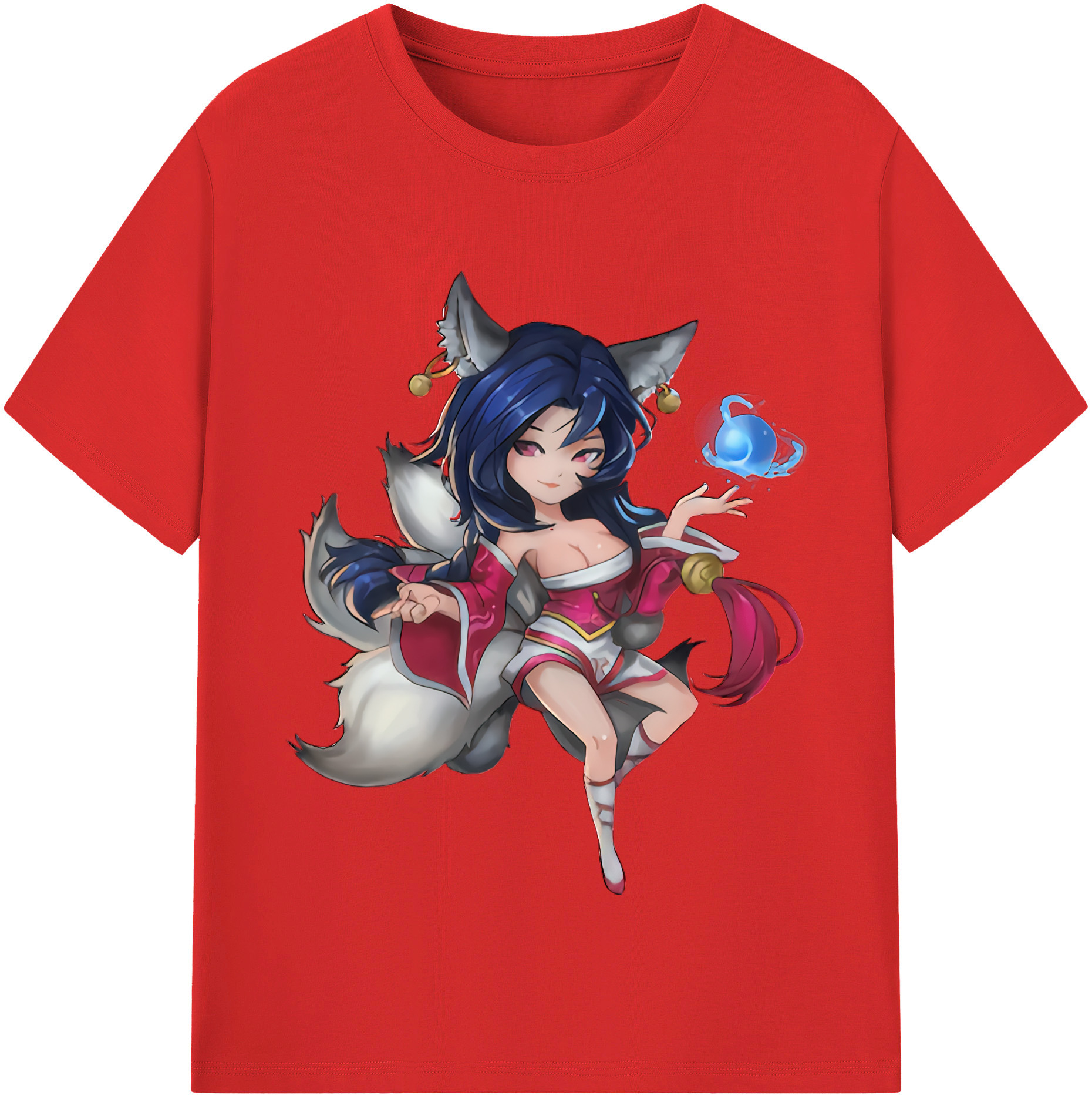 リーグ・オブ・レジェンド League of Legends LOL 綿100％半袖Tシャツ（フロントプリント）