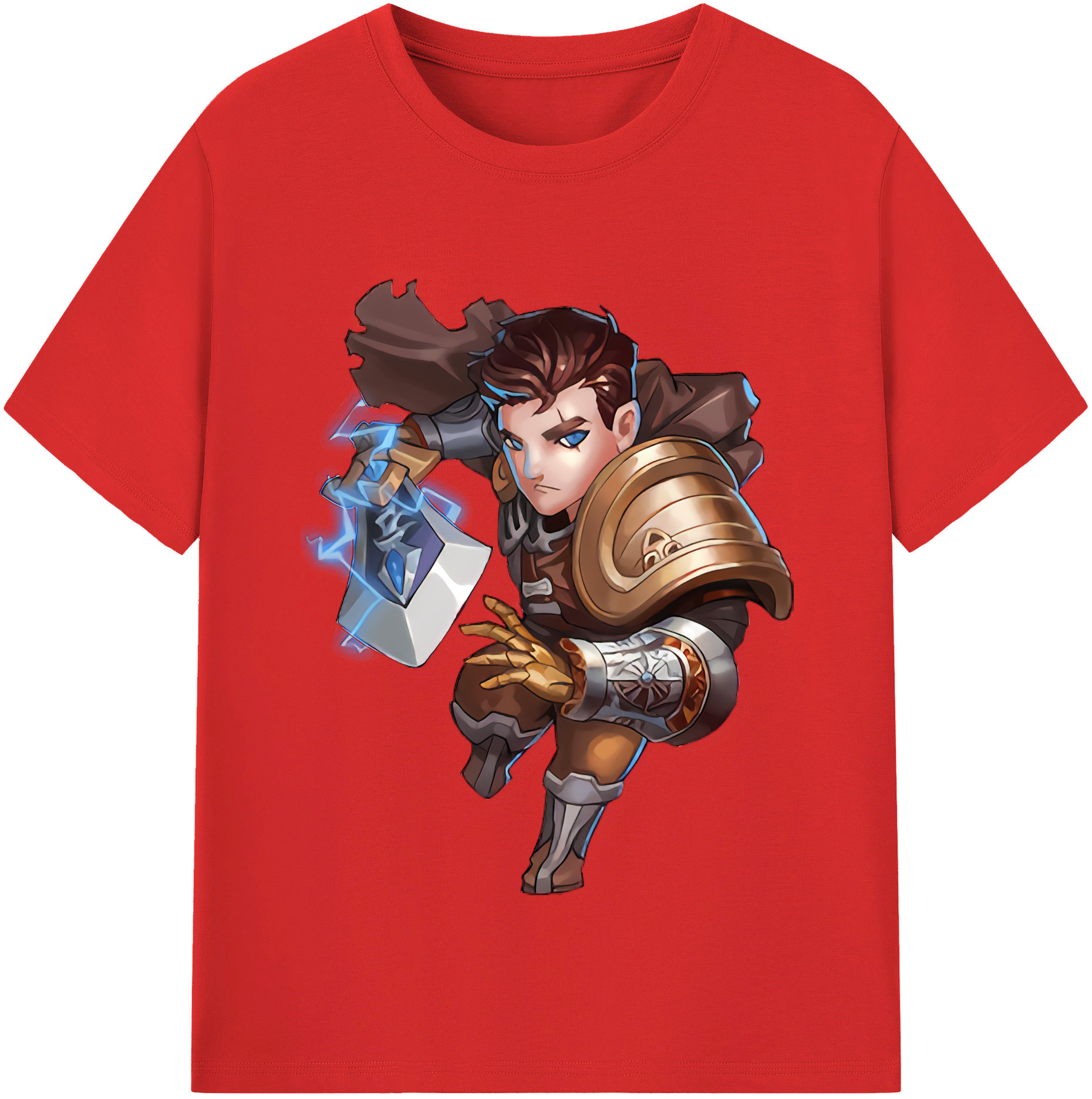 リーグ・オブ・レジェンド League of Legends LOL 綿100％半袖Tシャツ（フロントプリント）