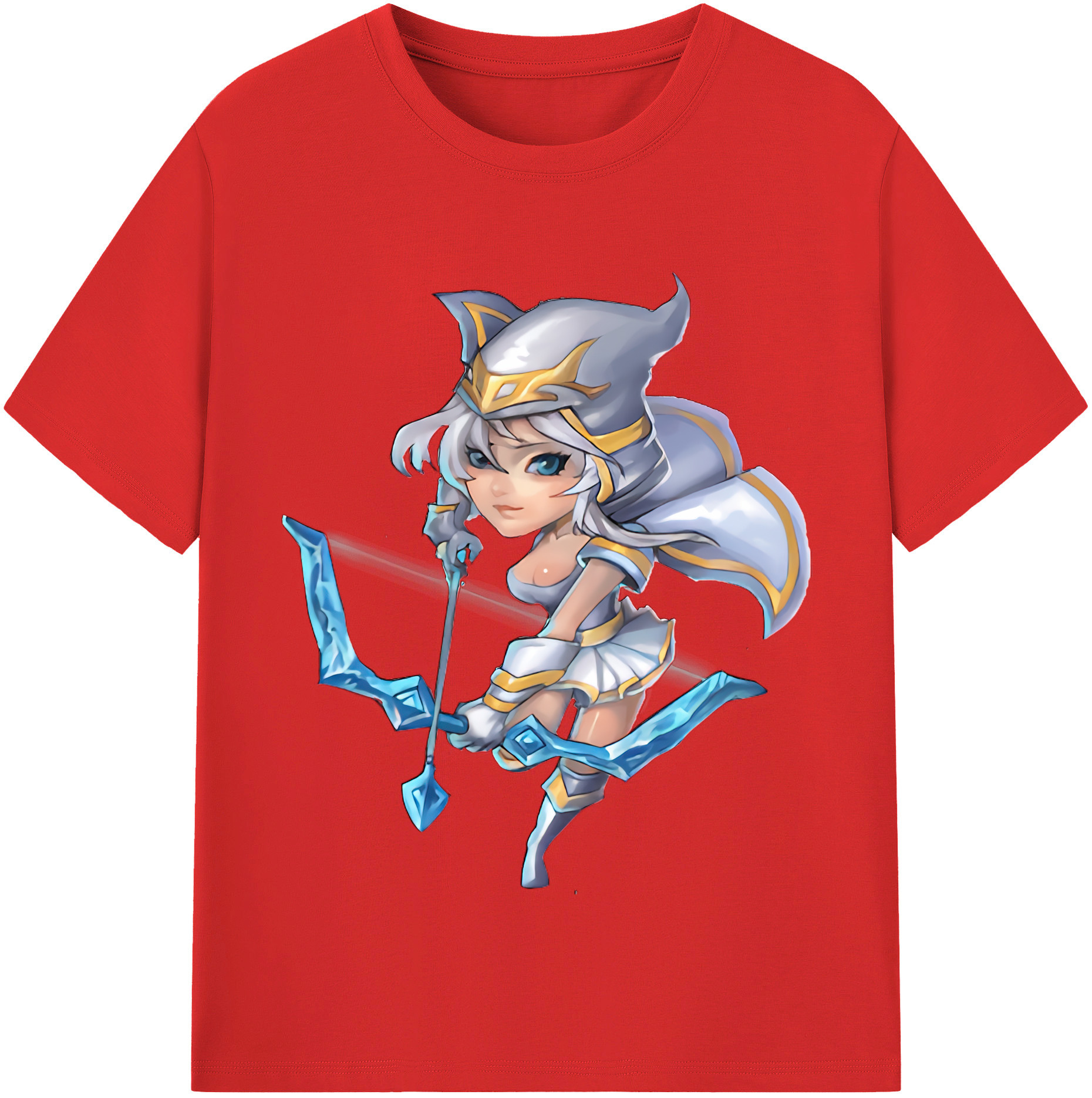 リーグ・オブ・レジェンド League of Legends LOL 綿100％半袖Tシャツ（フロントプリント）