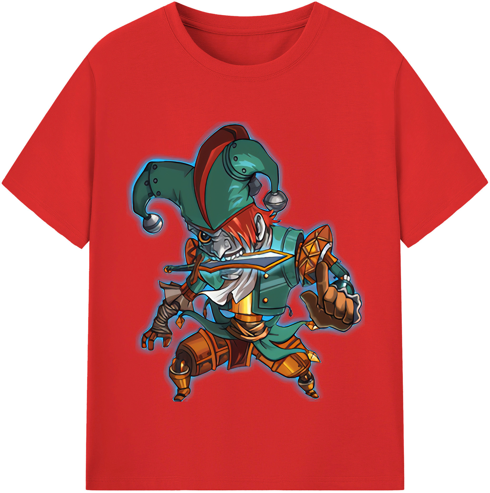 リーグ・オブ・レジェンド League of Legends LOL 綿100％半袖Tシャツ（フロントプリント）
