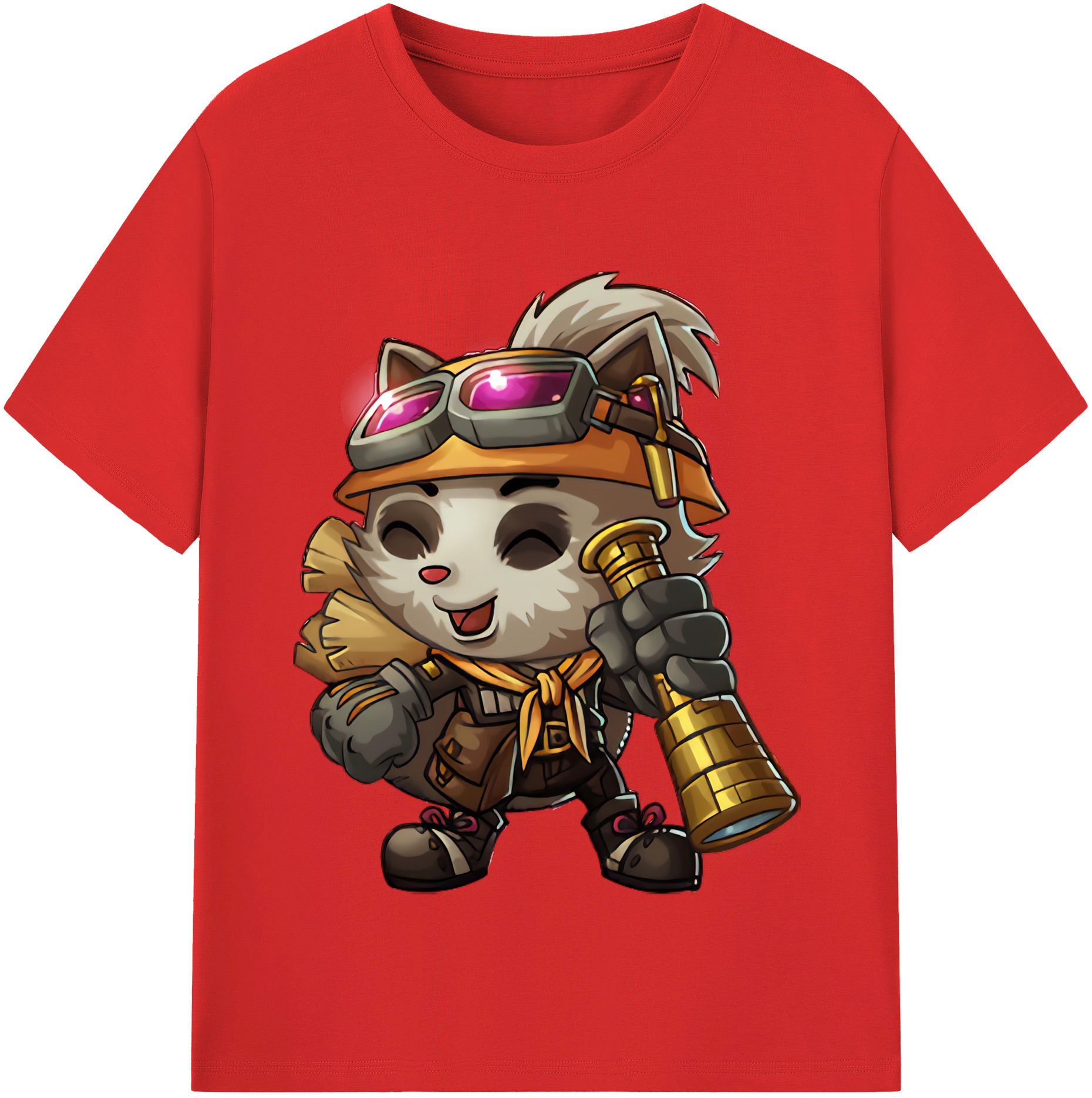 リーグ・オブ・レジェンド League of Legends LOL 綿100％半袖Tシャツ（フロントプリント）
