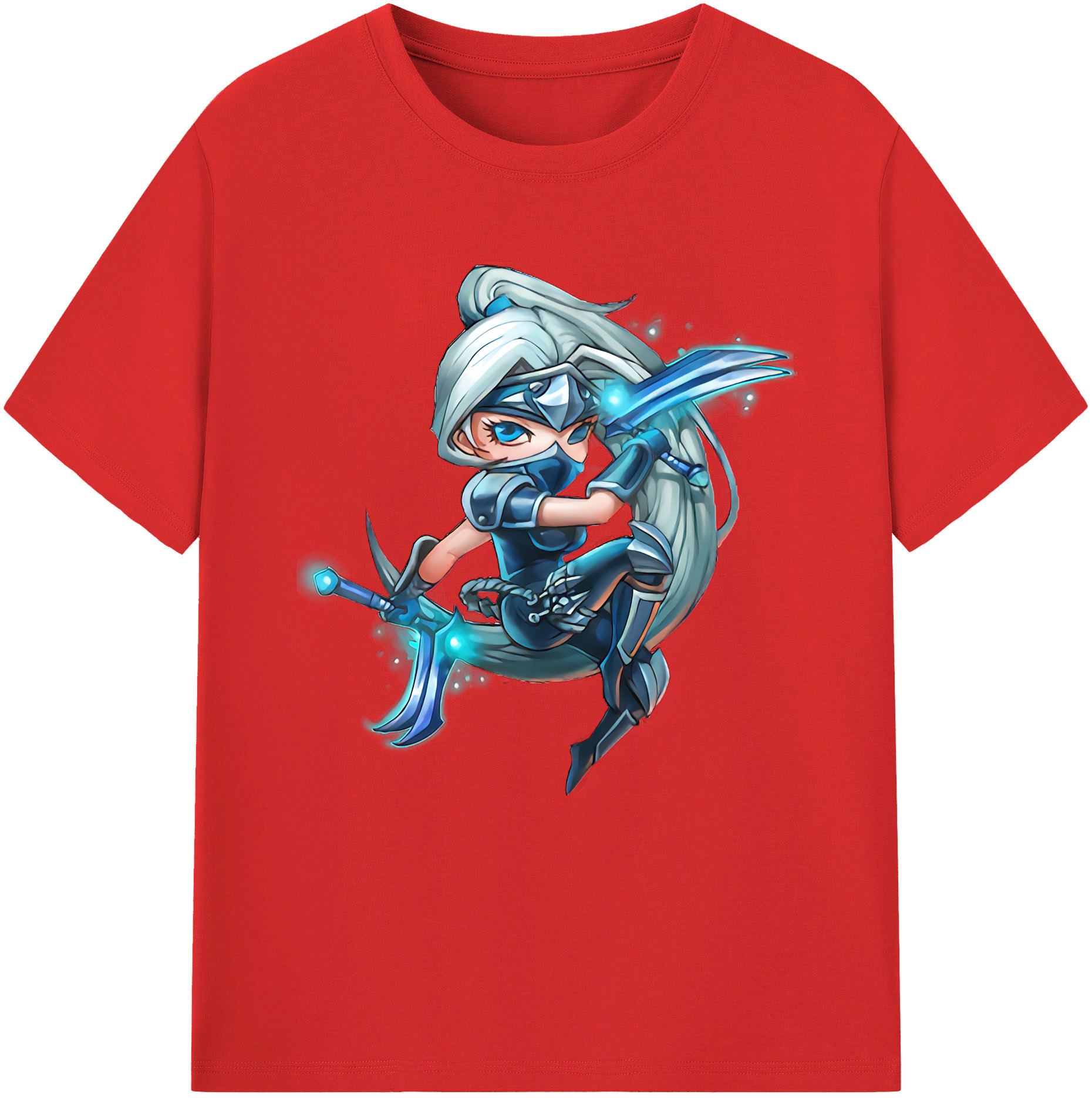 リーグ・オブ・レジェンド League of Legends LOL 綿100％半袖Tシャツ（フロントプリント）