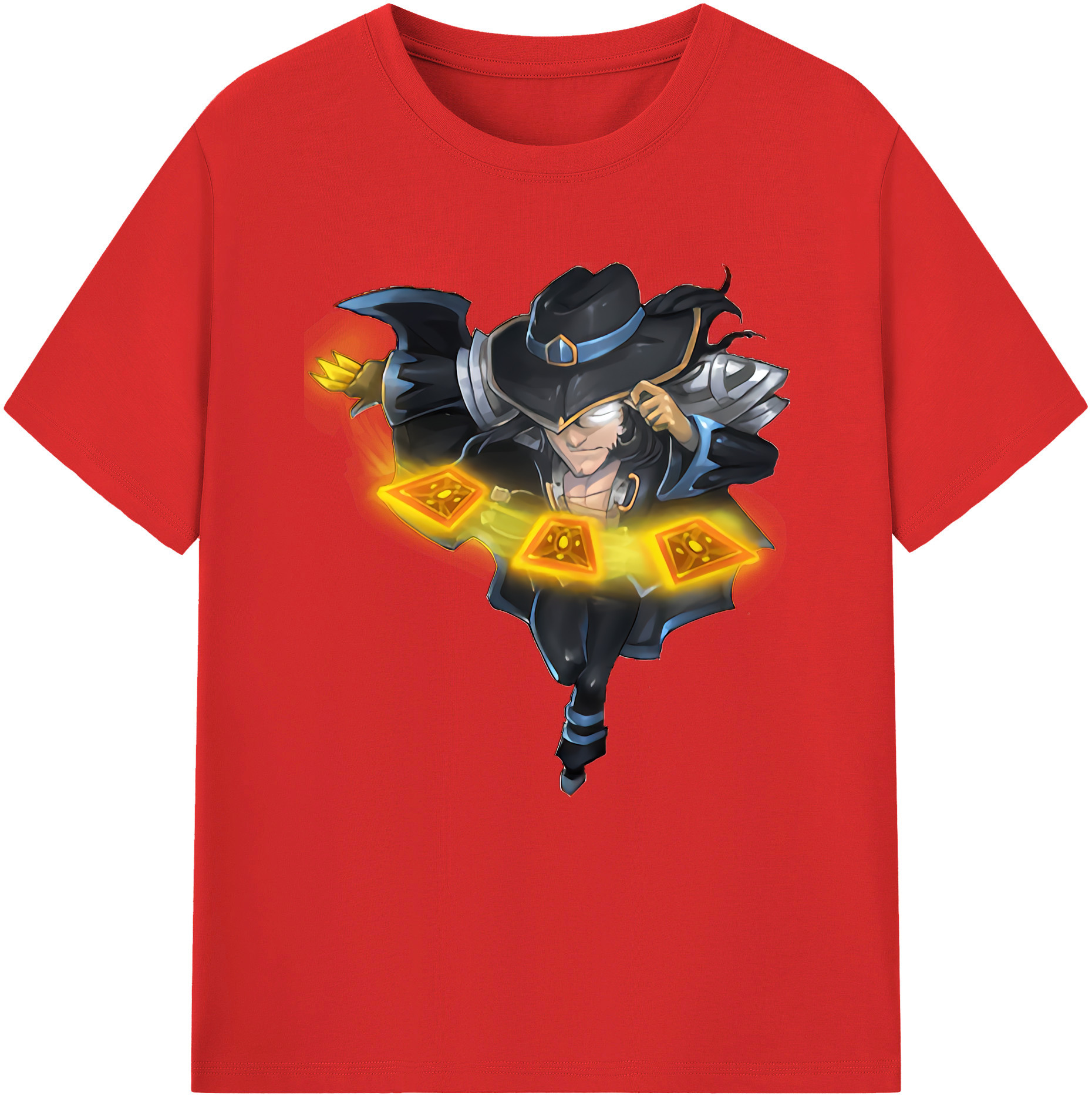 リーグ・オブ・レジェンド League of Legends LOL 綿100％半袖Tシャツ（フロントプリント）