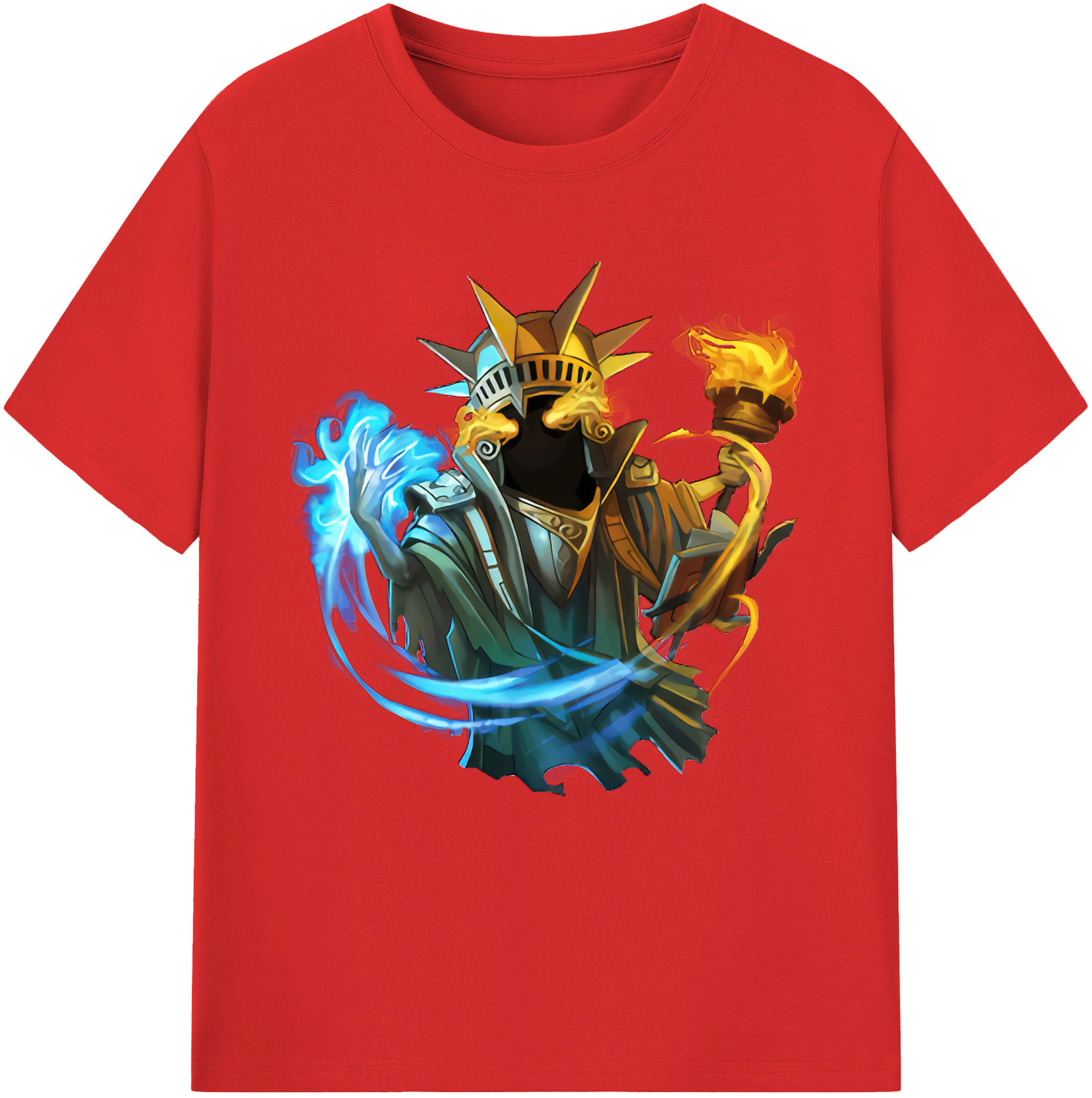 リーグ・オブ・レジェンド League of Legends LOL 綿100％半袖Tシャツ（フロントプリント）