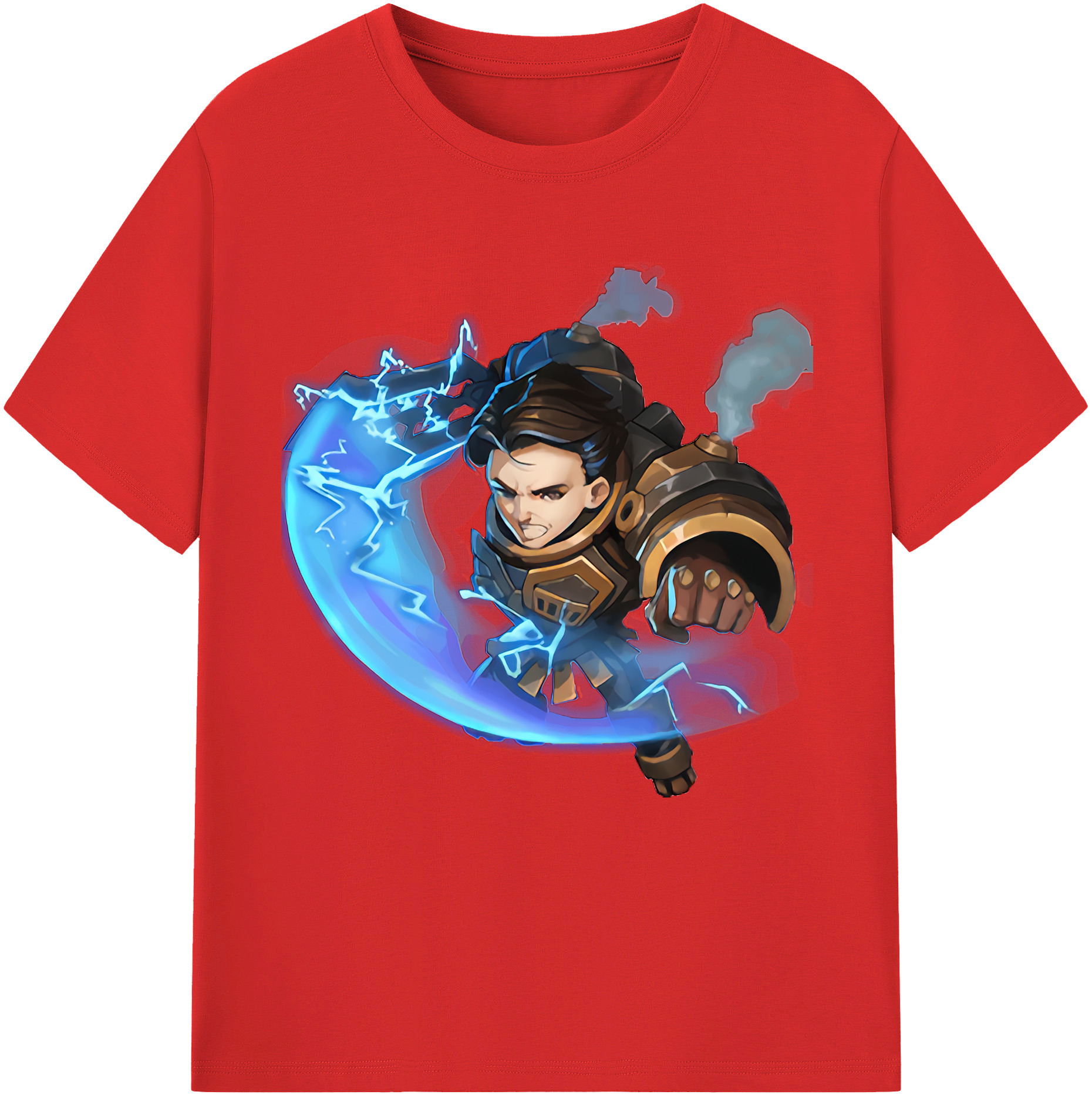 リーグ・オブ・レジェンド League of Legends LOL 綿100％半袖Tシャツ（フロントプリント）