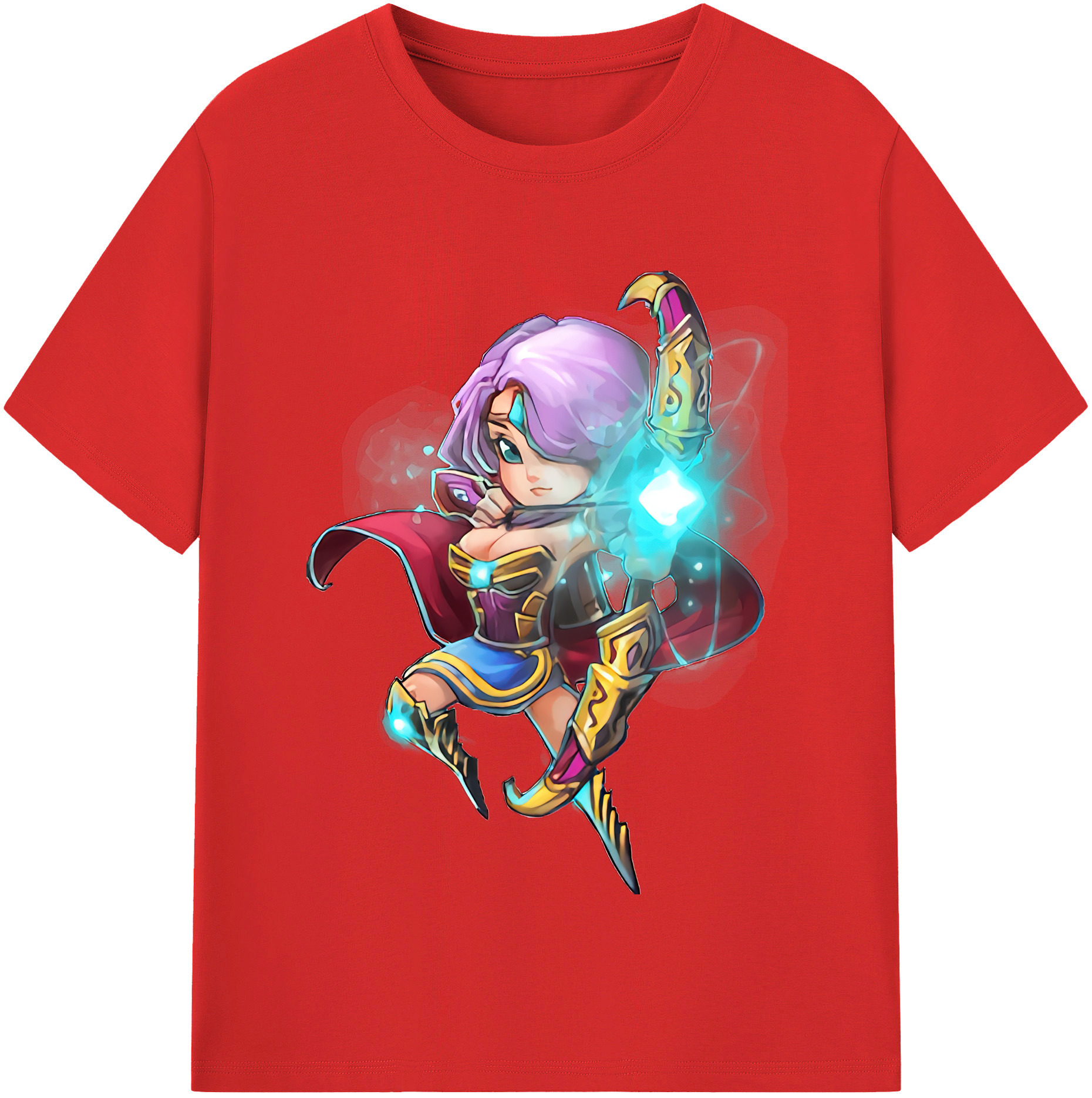 リーグ・オブ・レジェンド League of Legends LOL 綿100％半袖Tシャツ（フロントプリント）