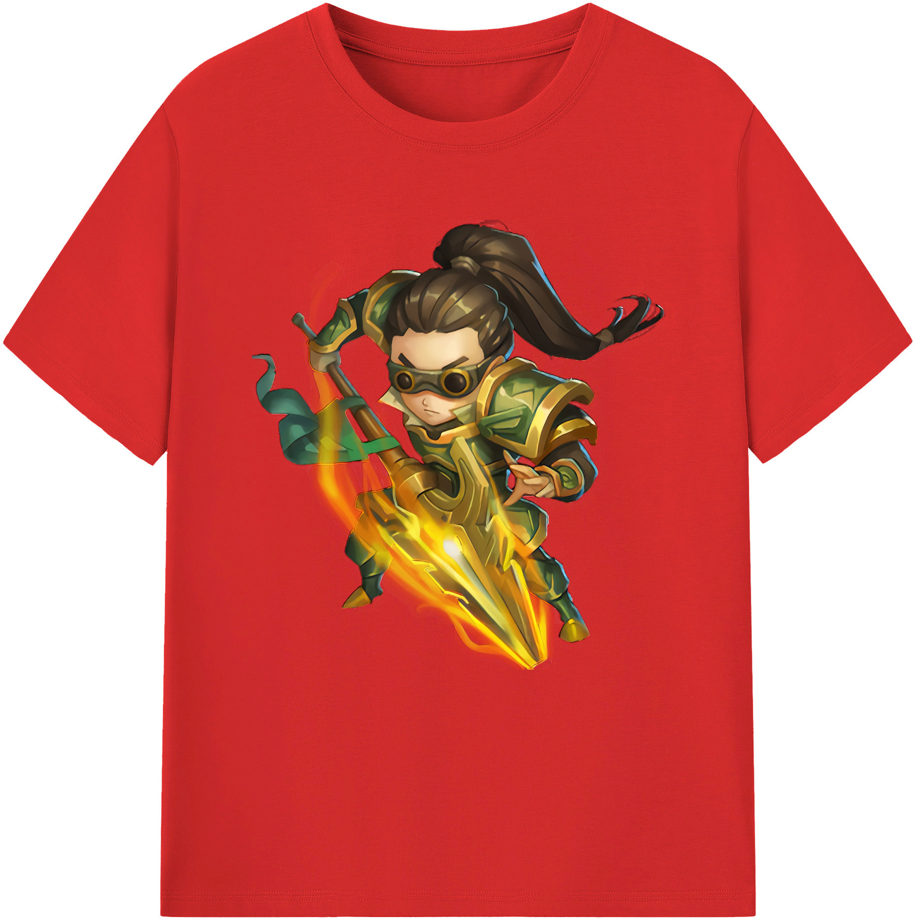 リーグ・オブ・レジェンド League of Legends LOL 綿100％半袖Tシャツ（フロントプリント）