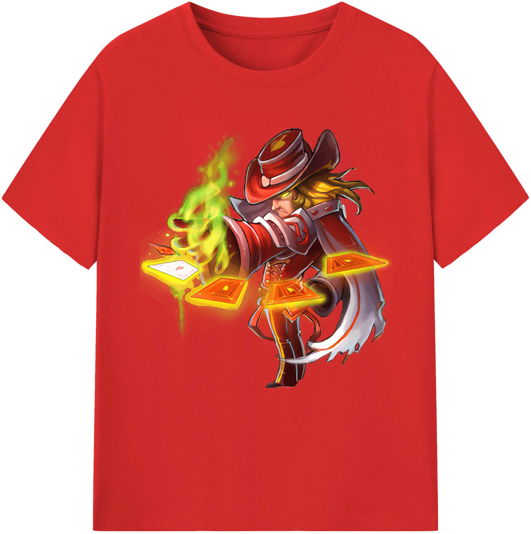 リーグ・オブ・レジェンド League of Legends LOL 綿100％半袖Tシャツ（フロントプリント）