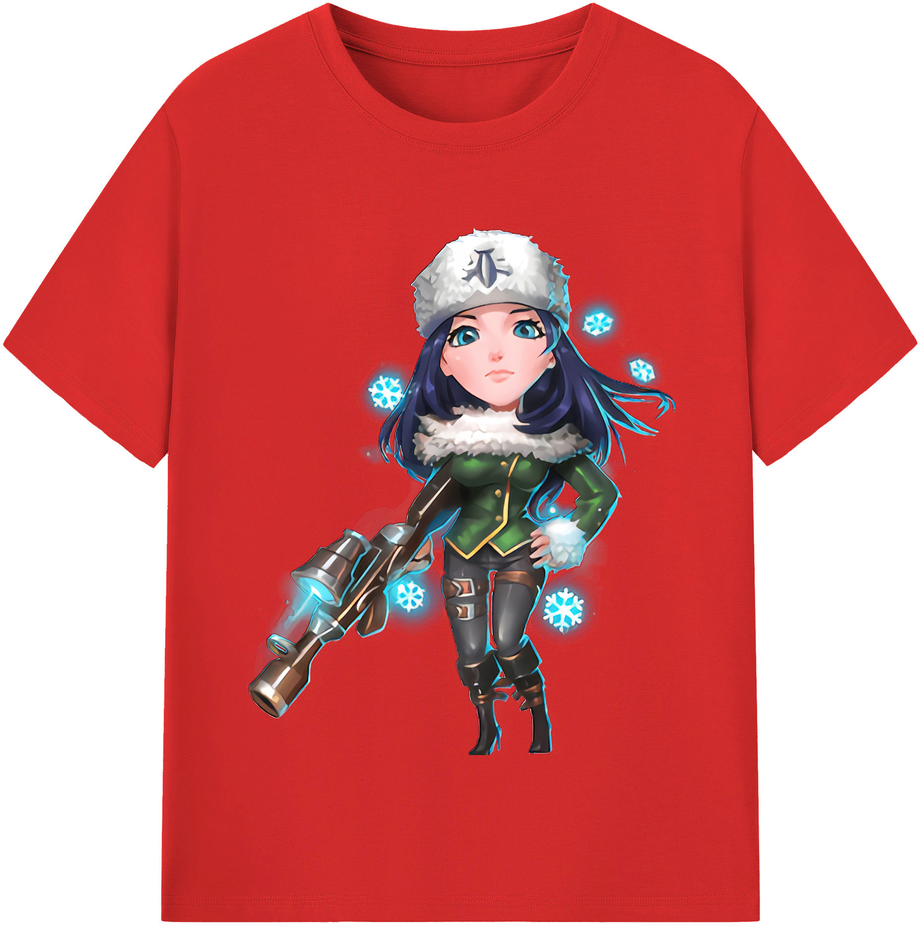 リーグ・オブ・レジェンド League of Legends LOL 綿100％半袖Tシャツ（フロントプリント）