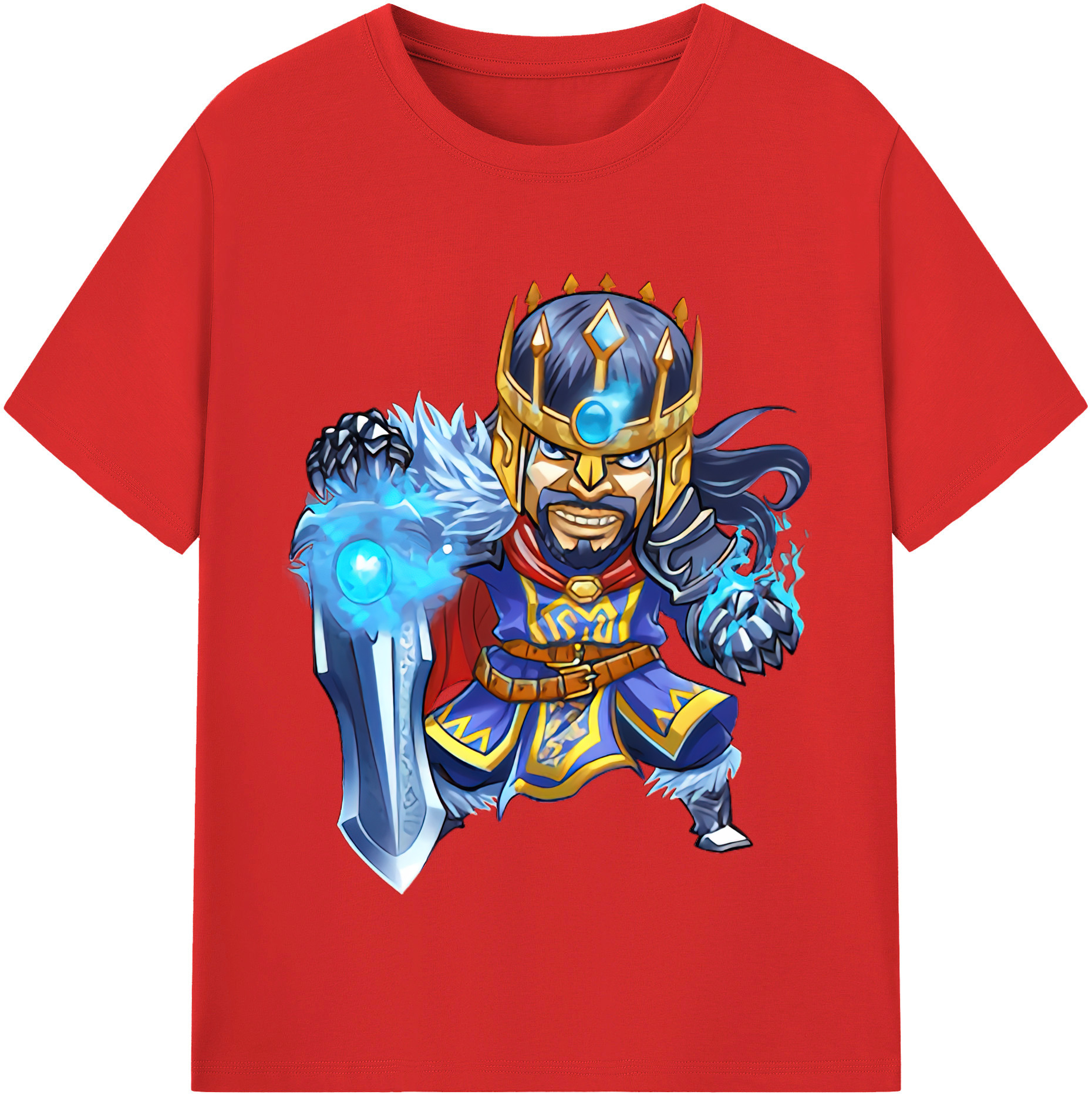 リーグ・オブ・レジェンド League of Legends LOL 綿100％半袖Tシャツ（フロントプリント）