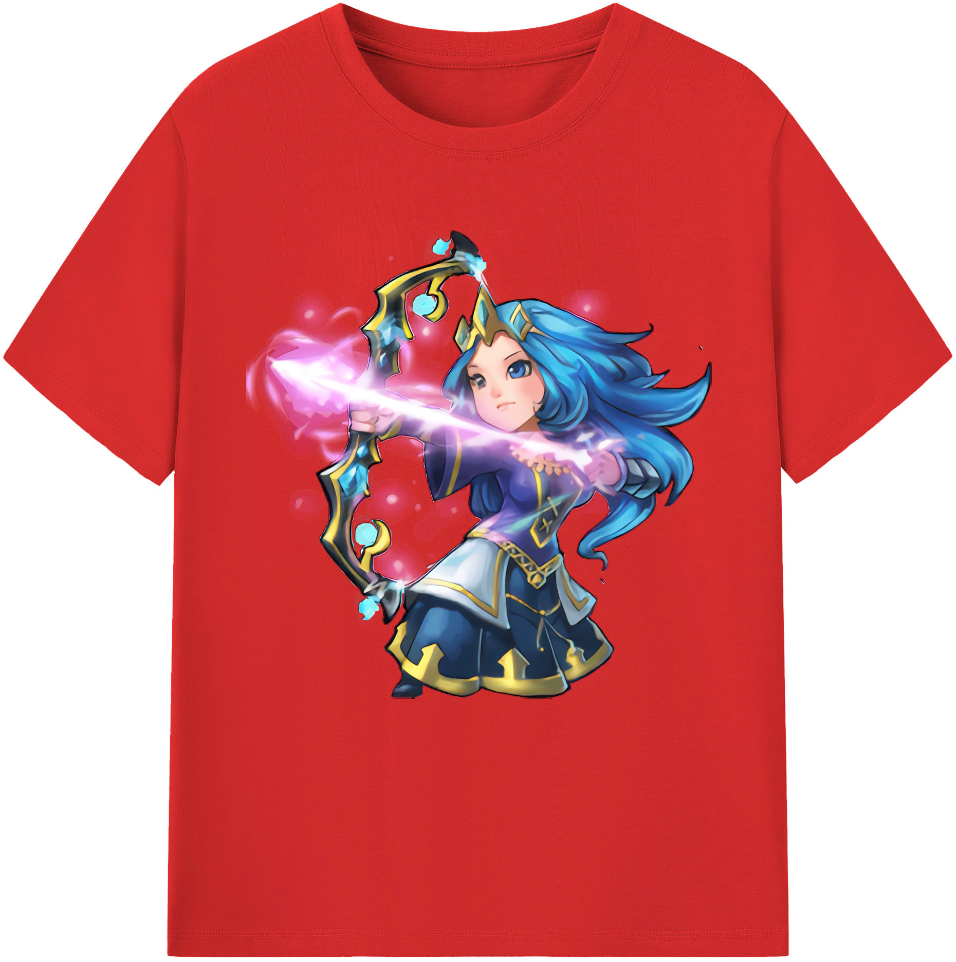 リーグ・オブ・レジェンド League of Legends LOL 綿100％半袖Tシャツ（フロントプリント）