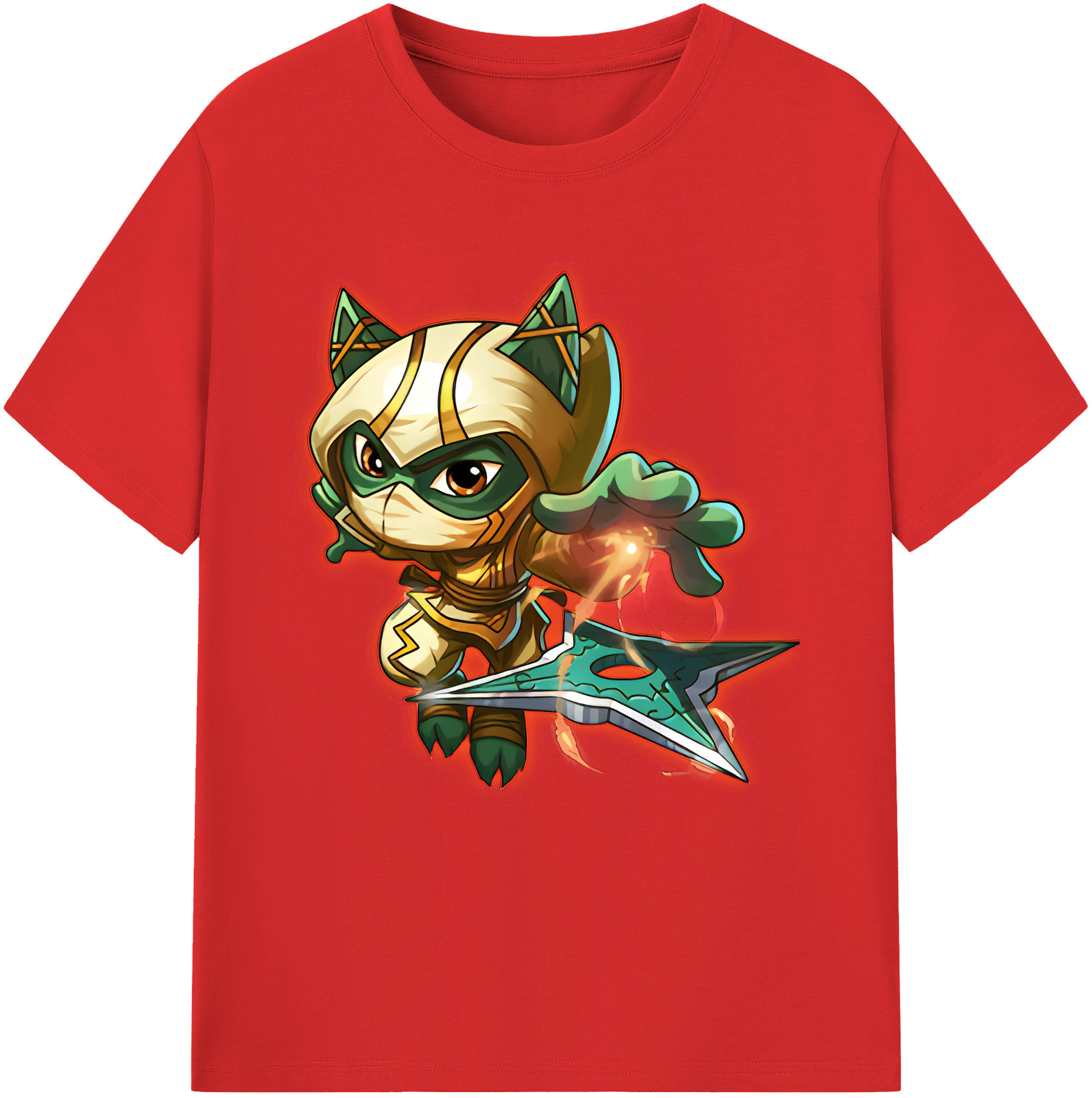 リーグ・オブ・レジェンド League of Legends LOL 綿100％半袖Tシャツ（フロントプリント）