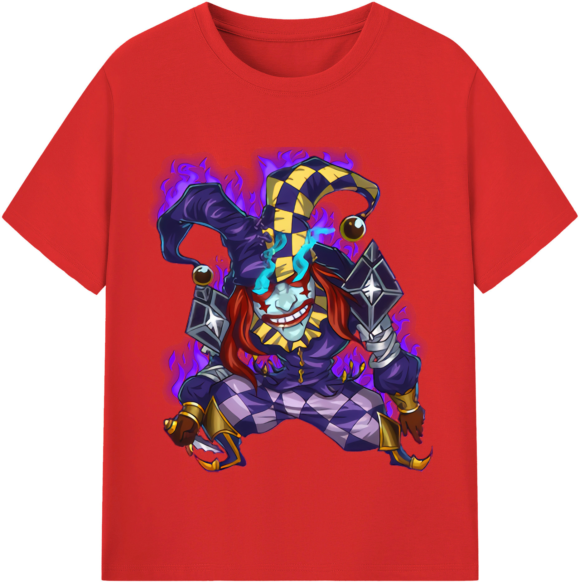 リーグ・オブ・レジェンド League of Legends LOL 綿100％半袖Tシャツ（フロントプリント）