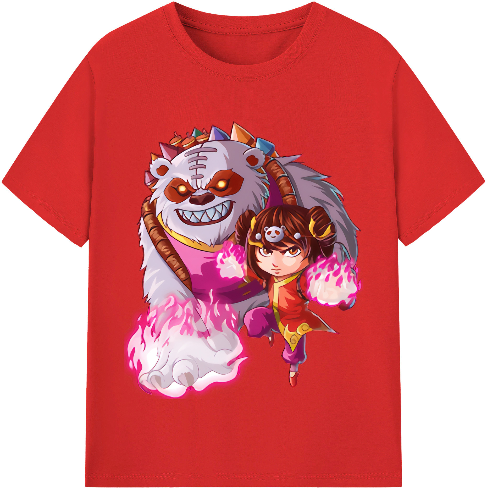 リーグ・オブ・レジェンド League of Legends LOL 綿100％半袖Tシャツ（フロントプリント）
