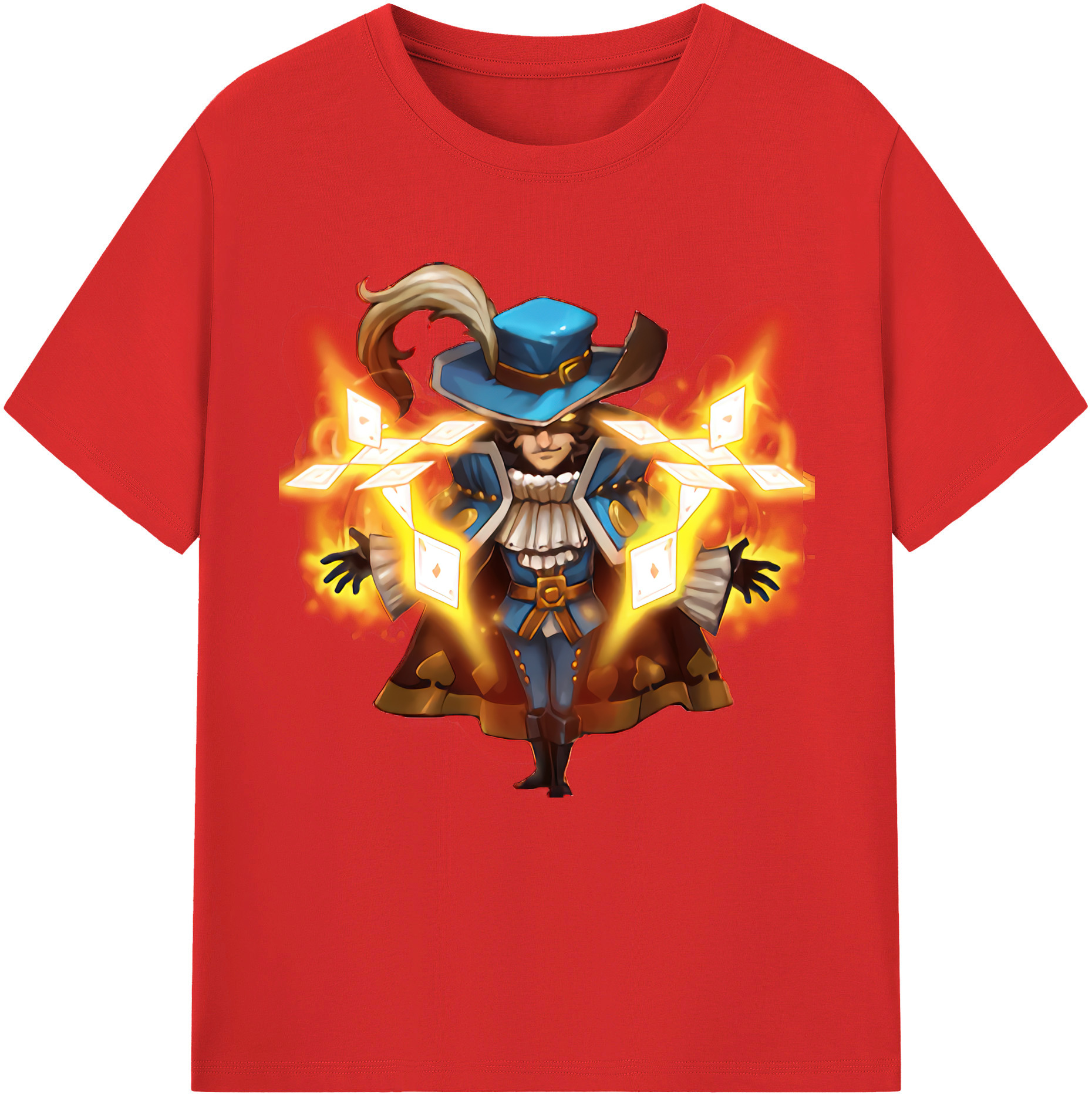 リーグ・オブ・レジェンド League of Legends LOL 綿100％半袖Tシャツ（フロントプリント）