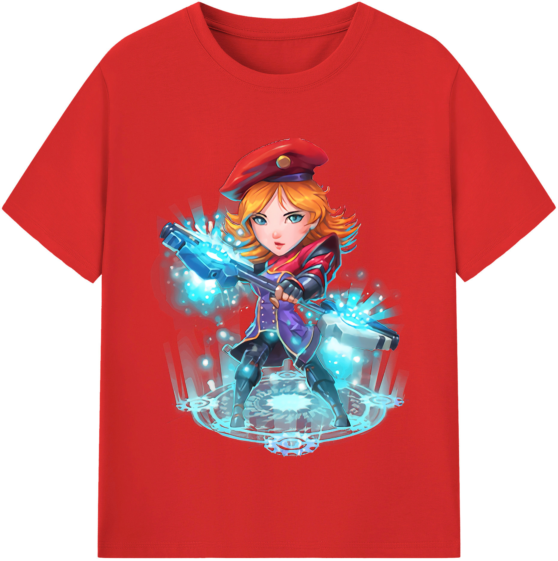 リーグ・オブ・レジェンド League of Legends LOL 綿100％半袖Tシャツ（フロントプリント）