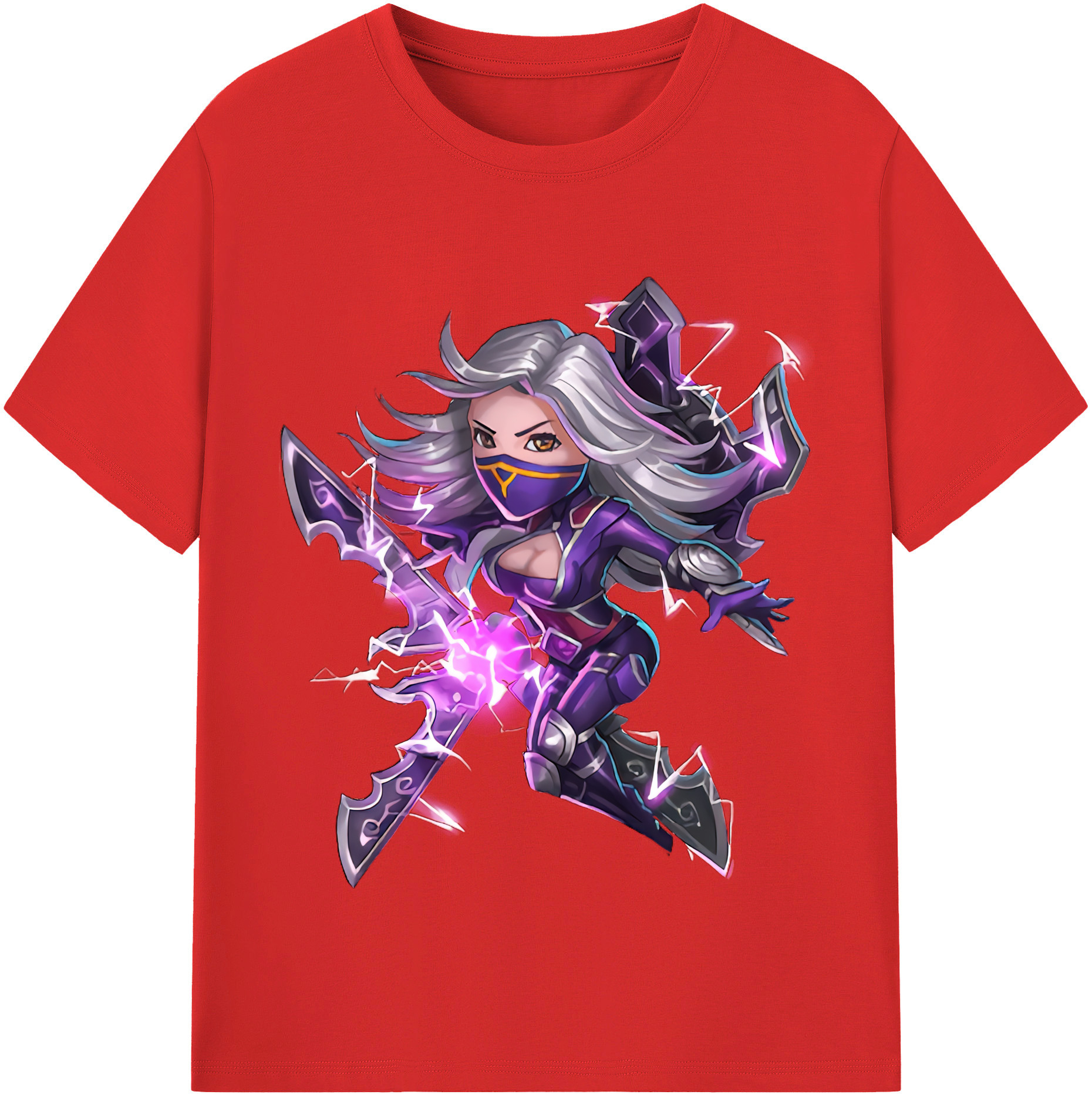 リーグ・オブ・レジェンド League of Legends LOL 綿100％半袖Tシャツ（フロントプリント）