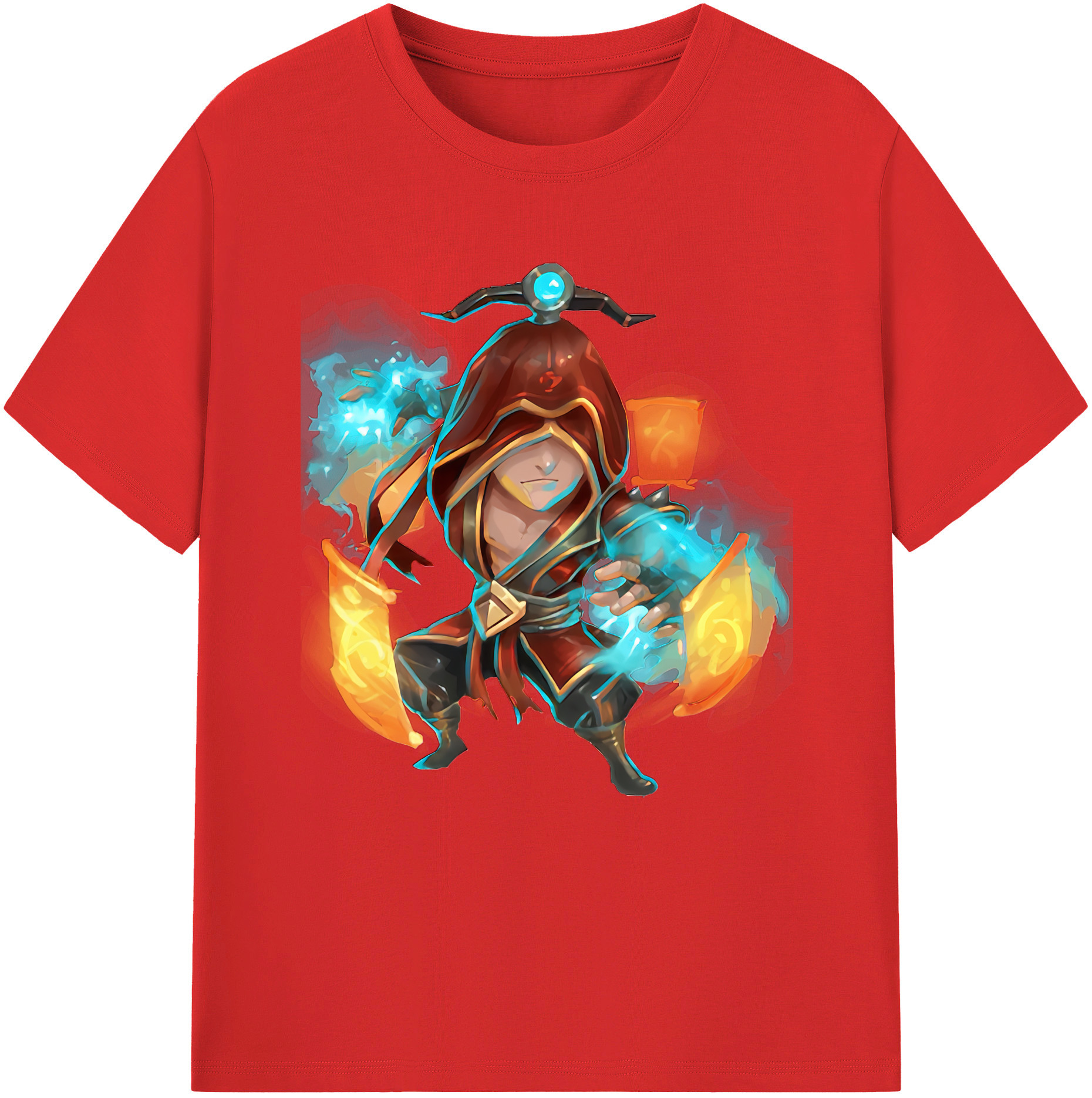 リーグ・オブ・レジェンド League of Legends LOL 綿100％半袖Tシャツ（フロントプリント）