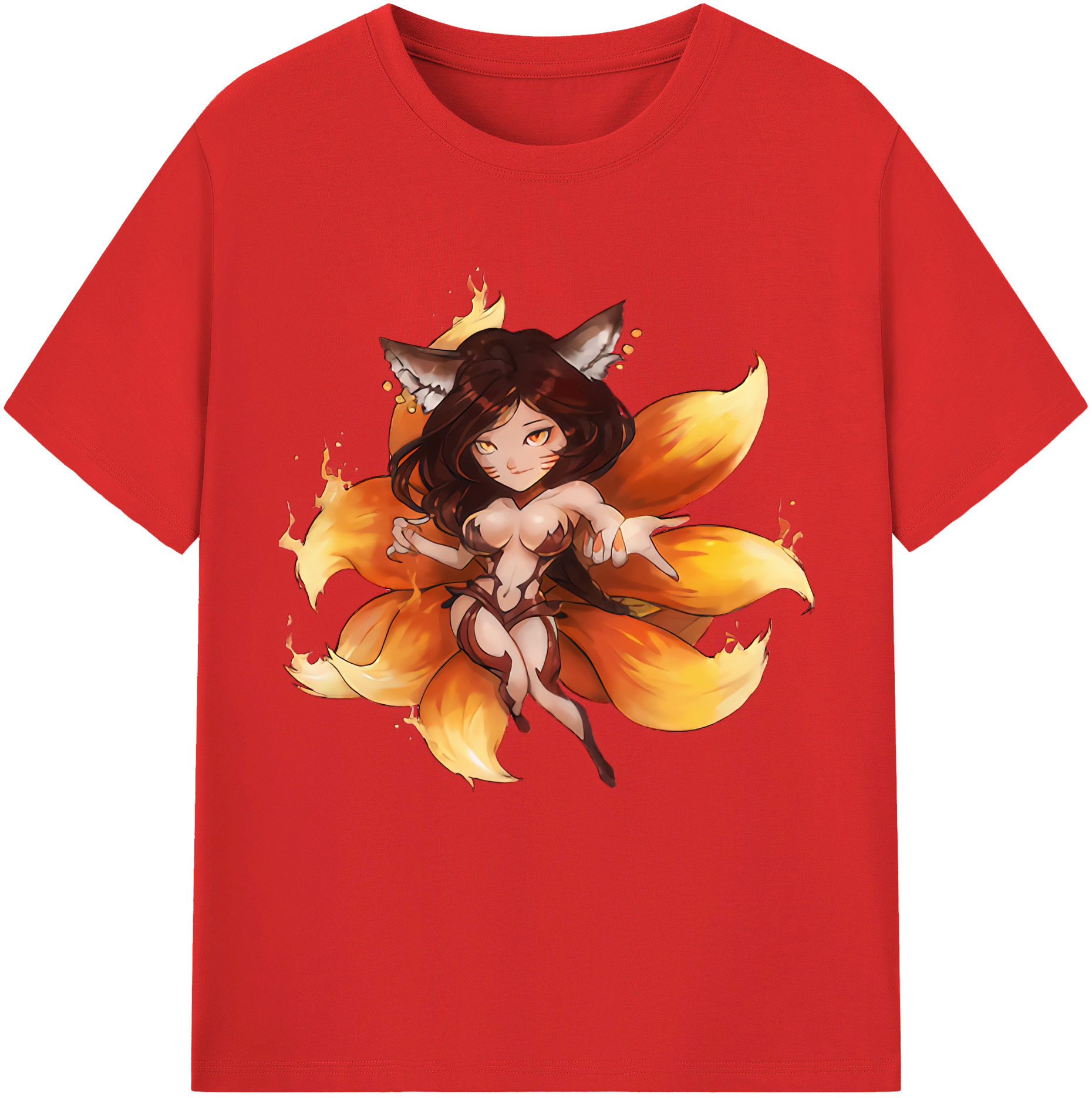 リーグ・オブ・レジェンド League of Legends LOL 綿100％半袖Tシャツ（フロントプリント）