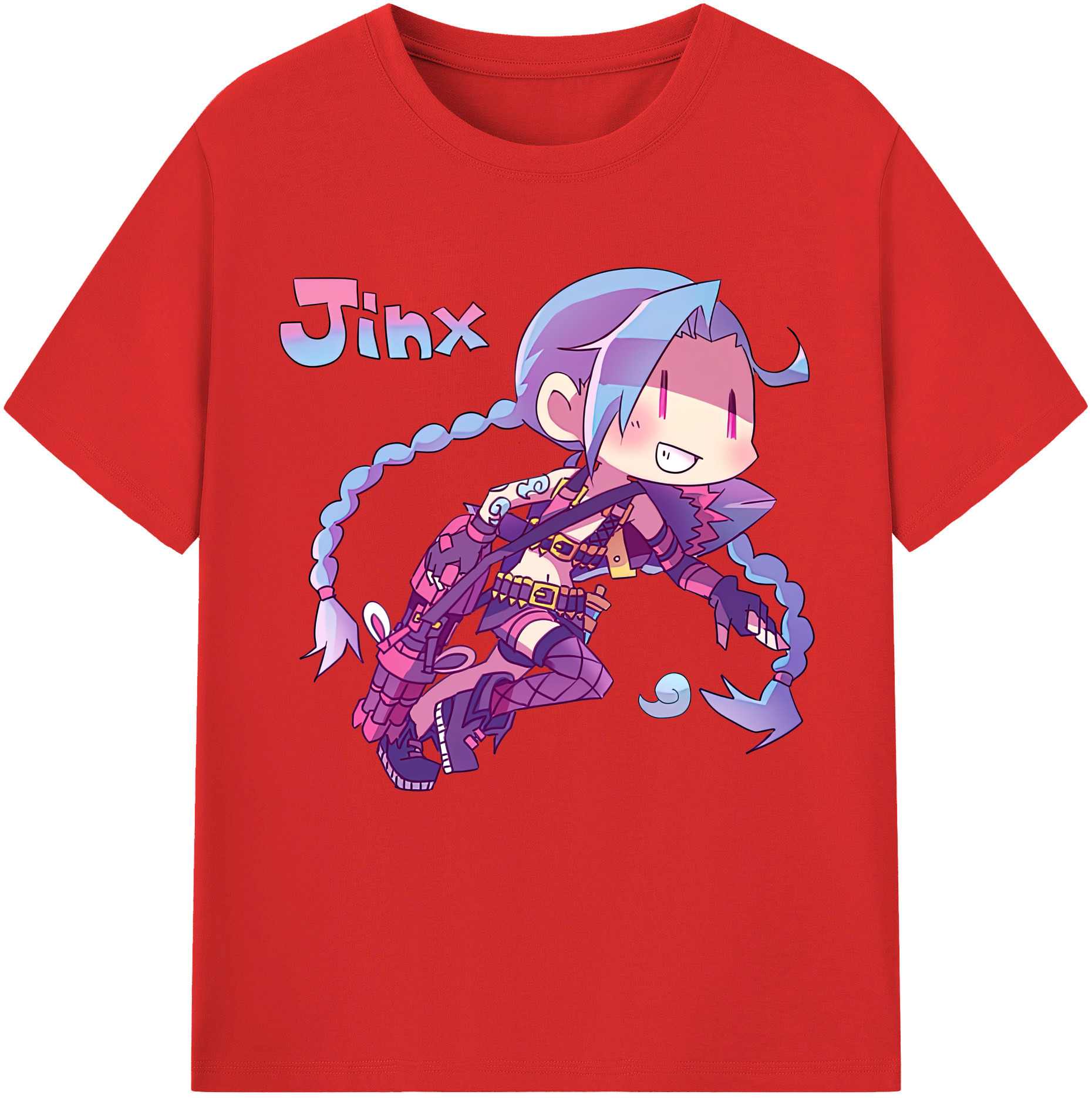リーグ・オブ・レジェンド League of Legends LOL 綿100％半袖Tシャツ（フロントプリント）