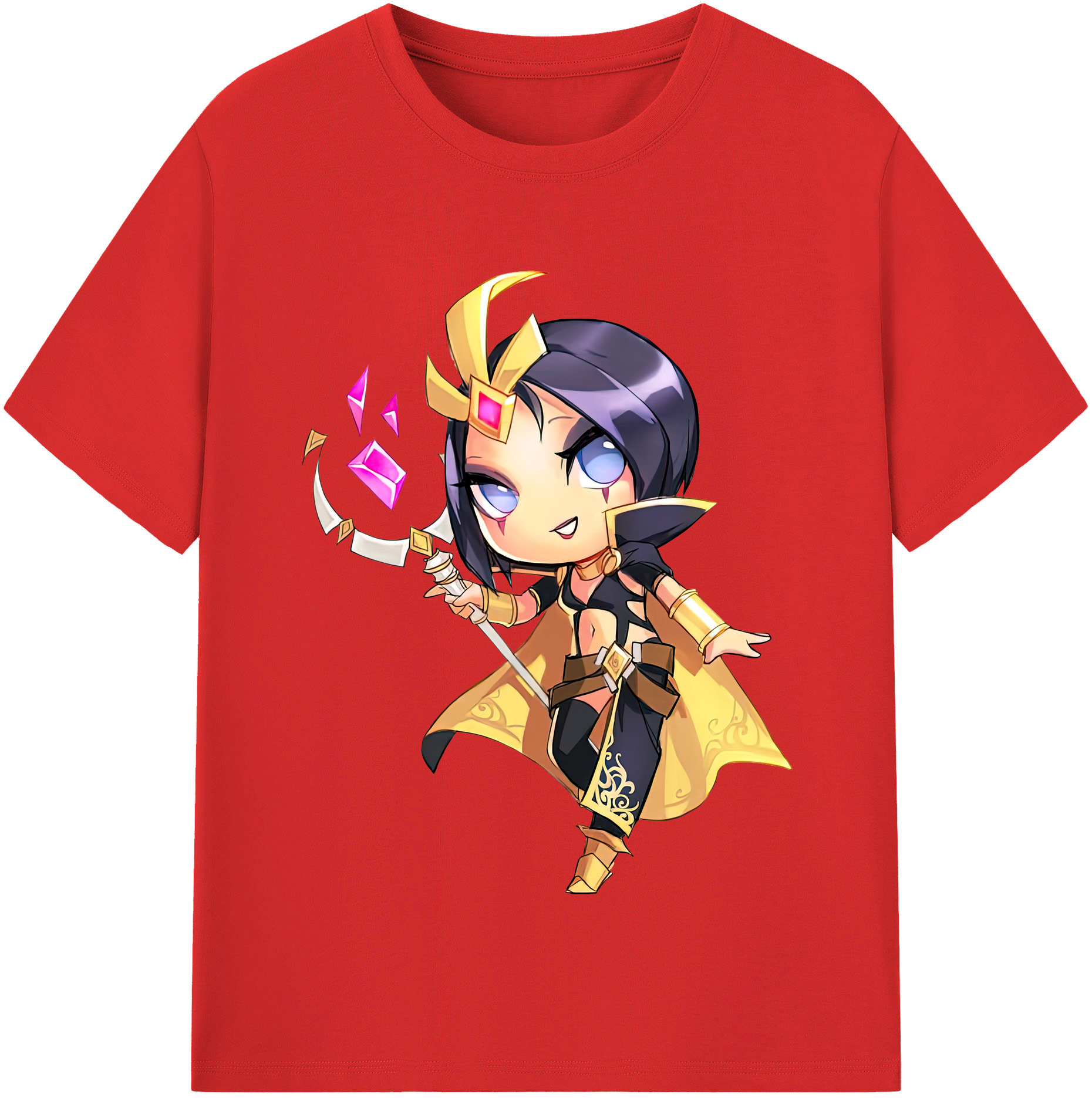 リーグ・オブ・レジェンド League of Legends LOL 綿100％半袖Tシャツ（フロントプリント）