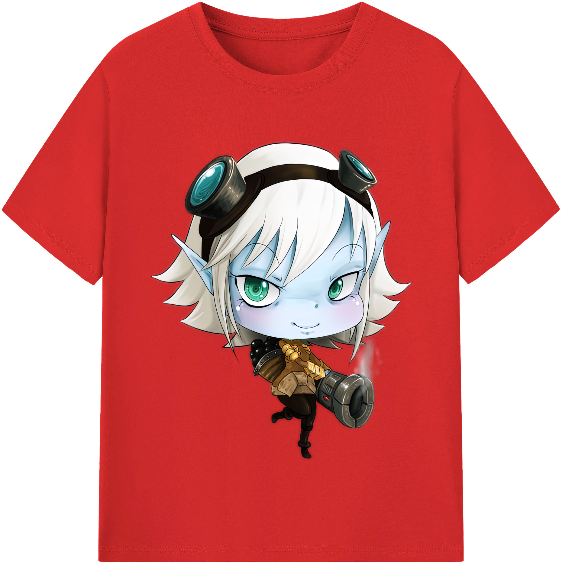 リーグ・オブ・レジェンド League of Legends LOL 綿100％半袖Tシャツ（フロントプリント）