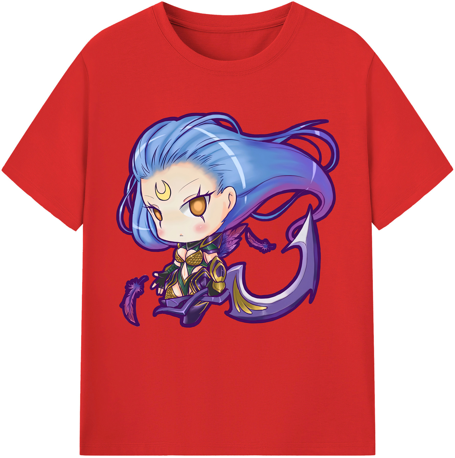 （画像用） リーグ・オブ・レジェンド League of Legends LOL 綿100％半袖Tシャツ（フロントプリント）