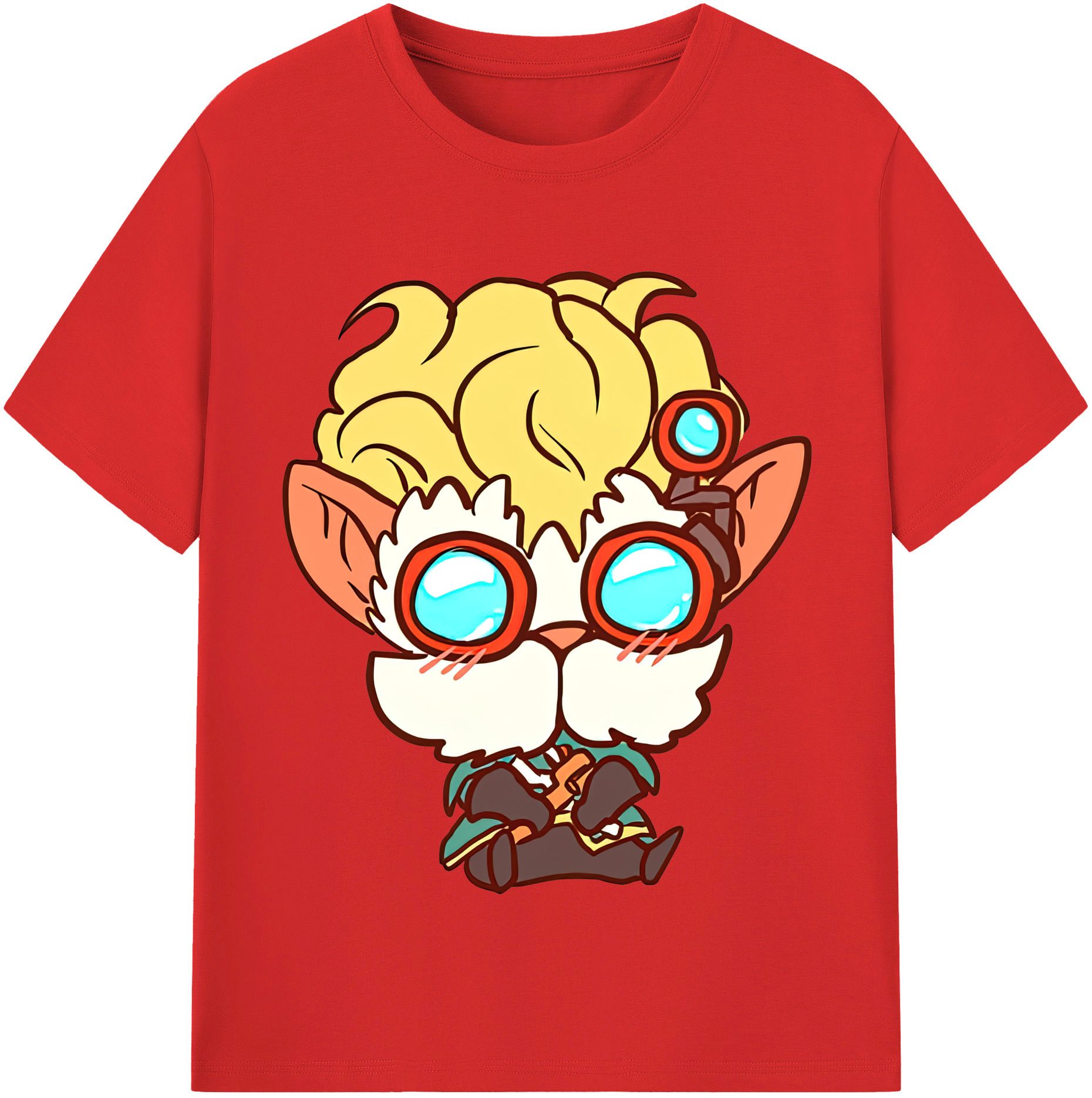 リーグ・オブ・レジェンド League of Legends LOL 綿100％半袖Tシャツ（フロントプリント）