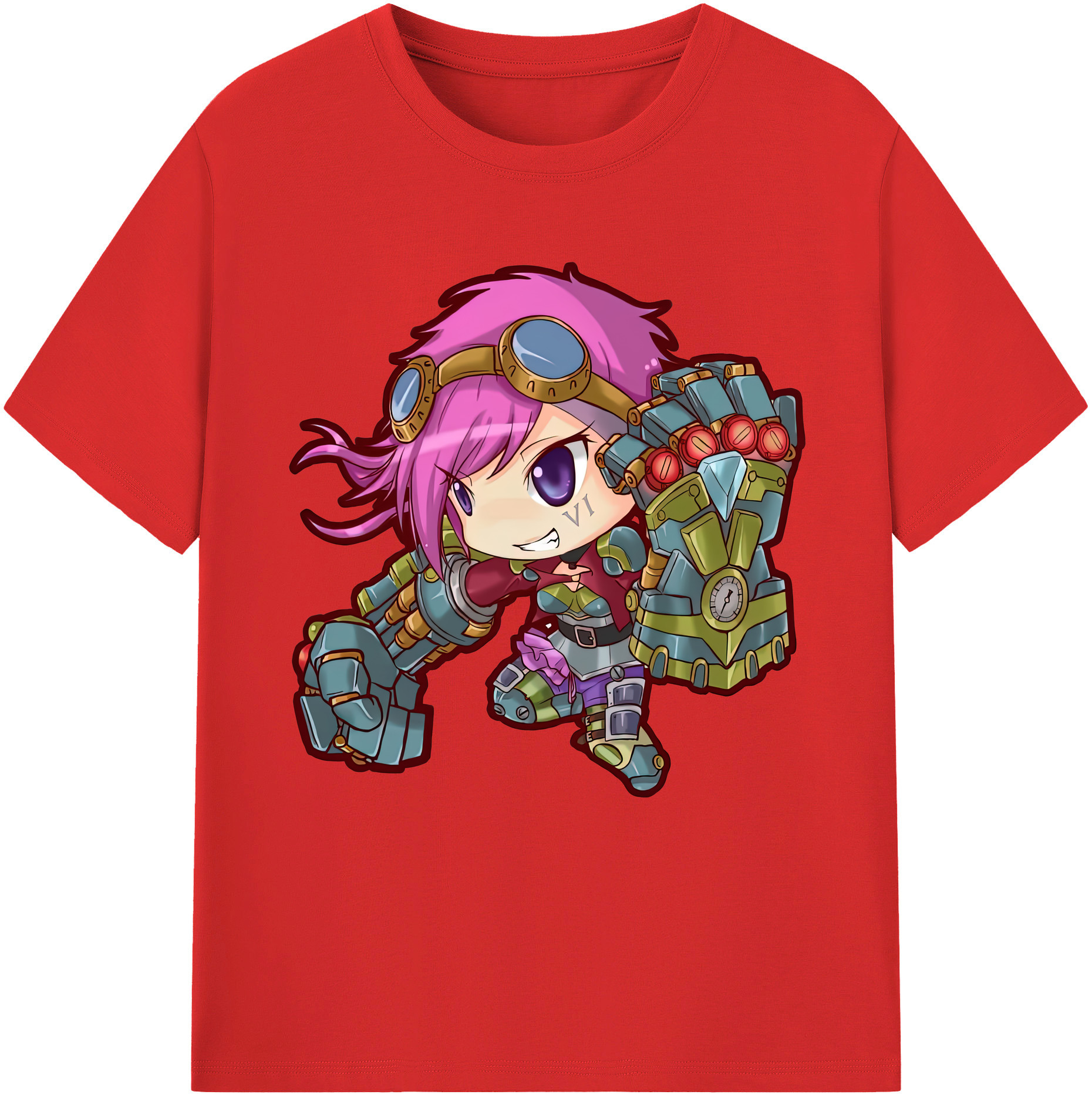 リーグ・オブ・レジェンド League of Legends LOL 綿100％半袖Tシャツ（フロントプリント）