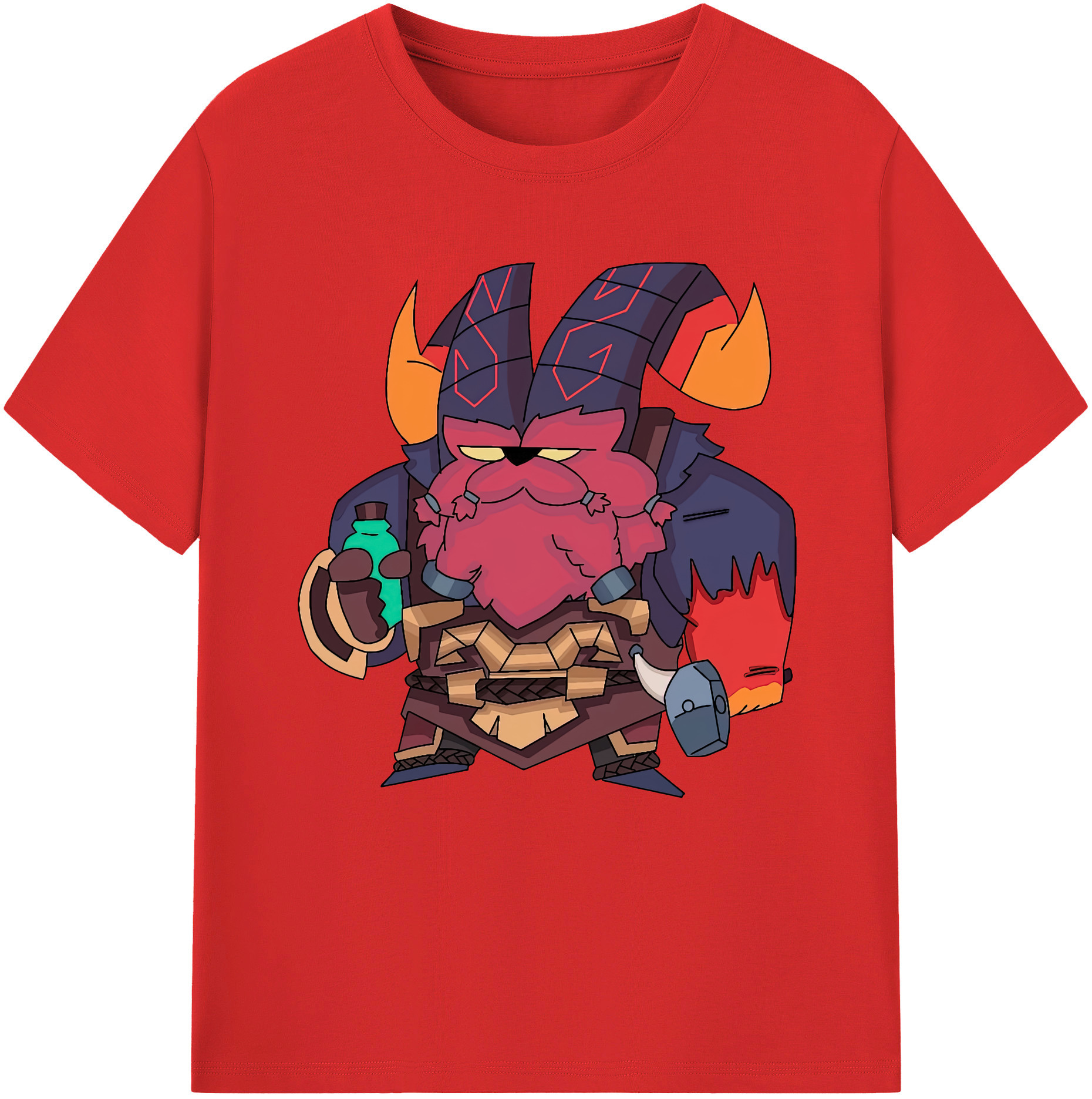 リーグ・オブ・レジェンド League of Legends LOL 綿100％半袖Tシャツ（フロントプリント）