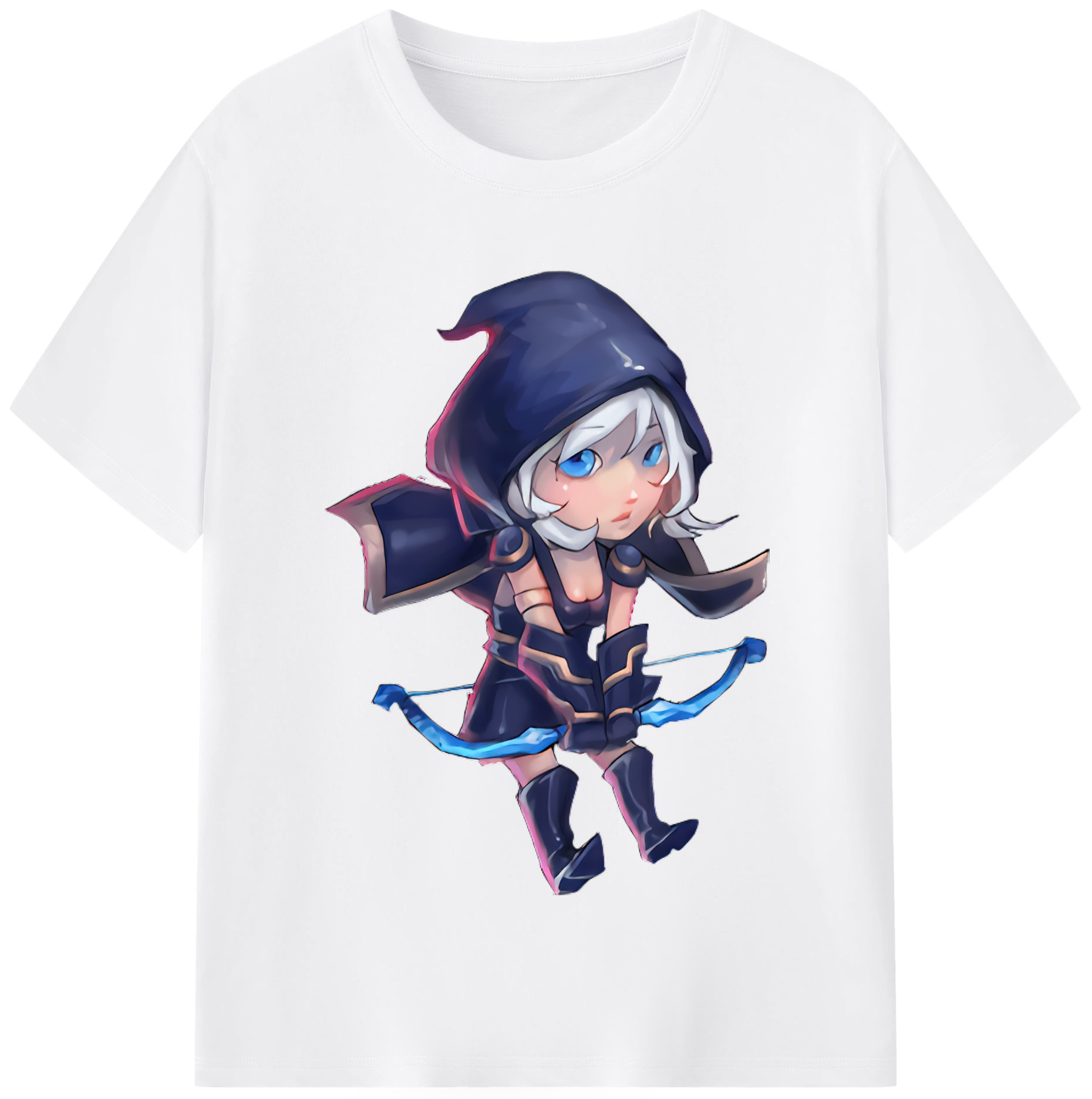 リーグ・オブ・レジェンド League of Legends LOL 綿100％半袖Tシャツ（フロントプリント）
