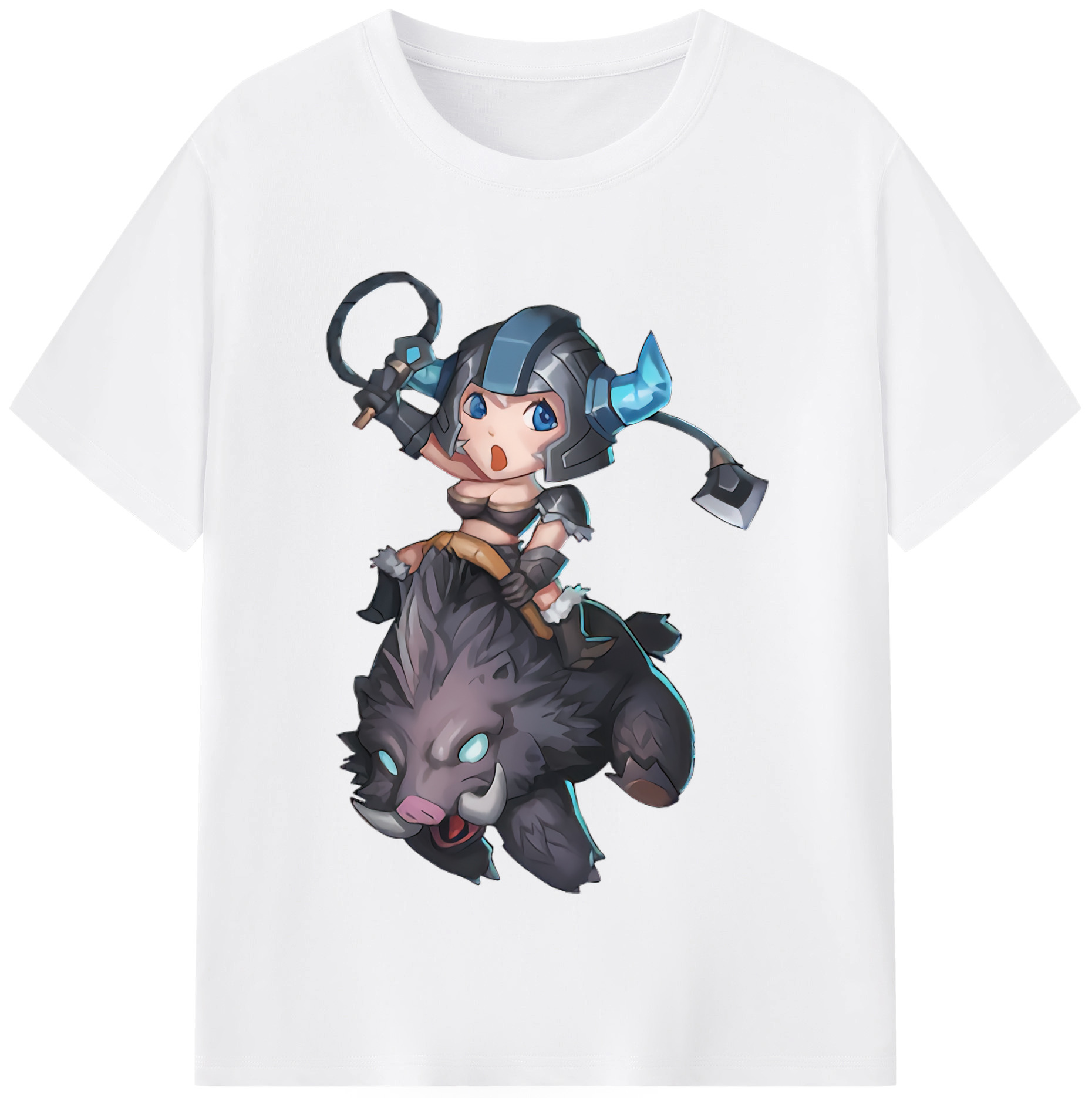 リーグ・オブ・レジェンド League of Legends LOL 綿100％半袖Tシャツ（フロントプリント）