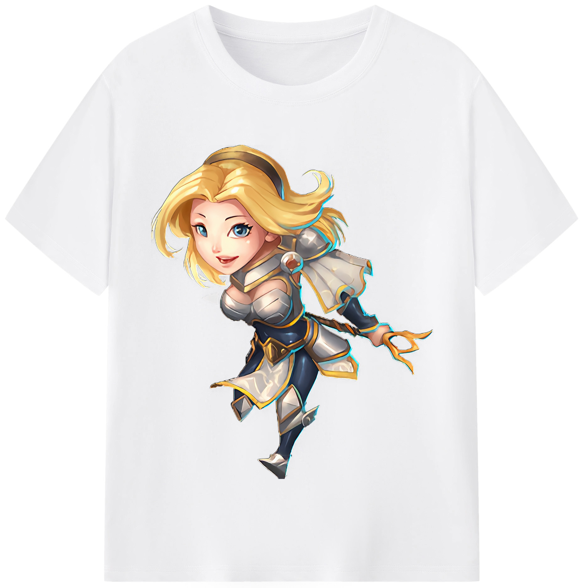 リーグ・オブ・レジェンド League of Legends LOL 綿100％半袖Tシャツ（フロントプリント）