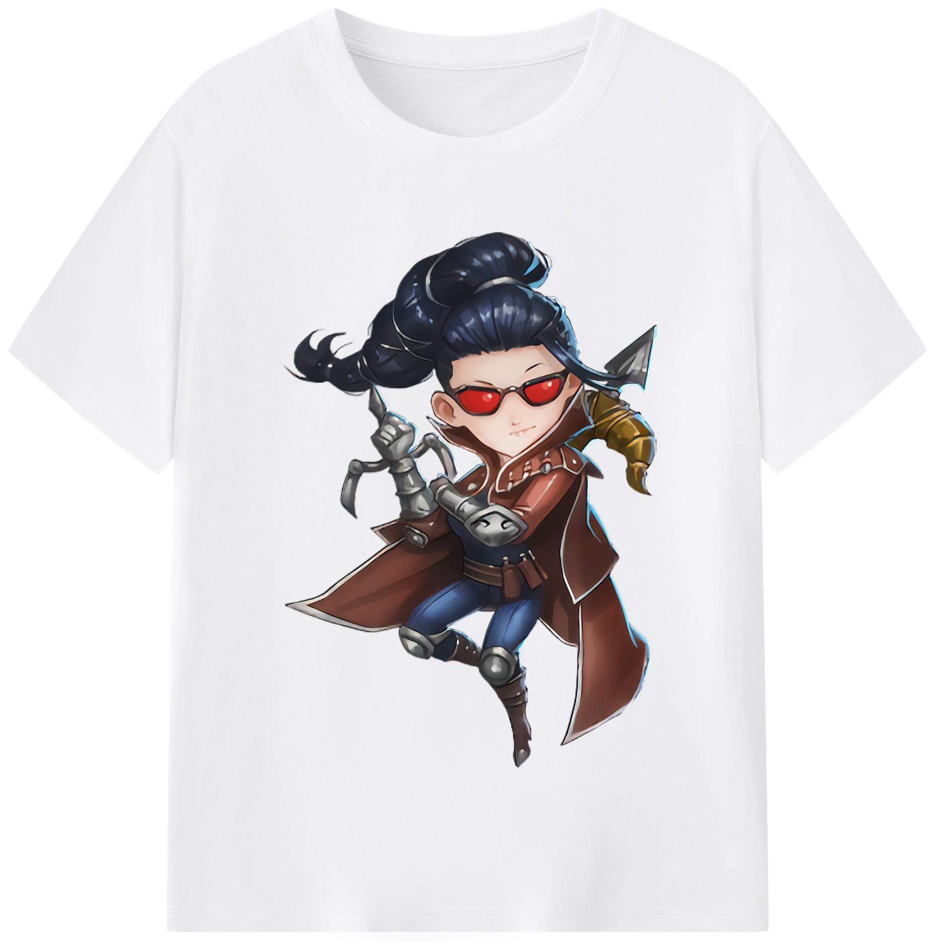 リーグ・オブ・レジェンド League of Legends LOL 綿100％半袖Tシャツ（フロントプリント）
