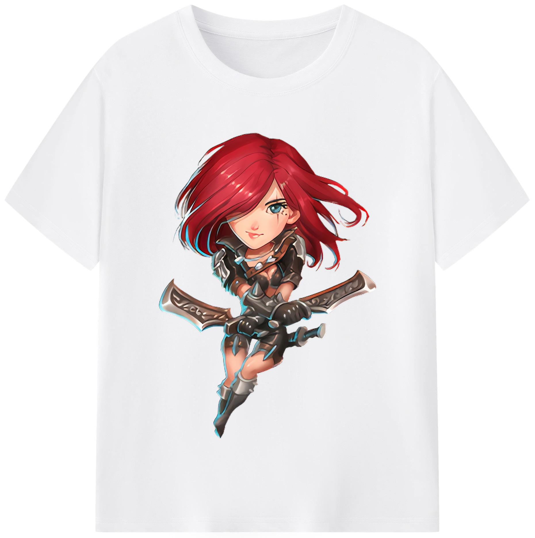 リーグ・オブ・レジェンド League of Legends LOL 綿100％半袖Tシャツ（フロントプリント）