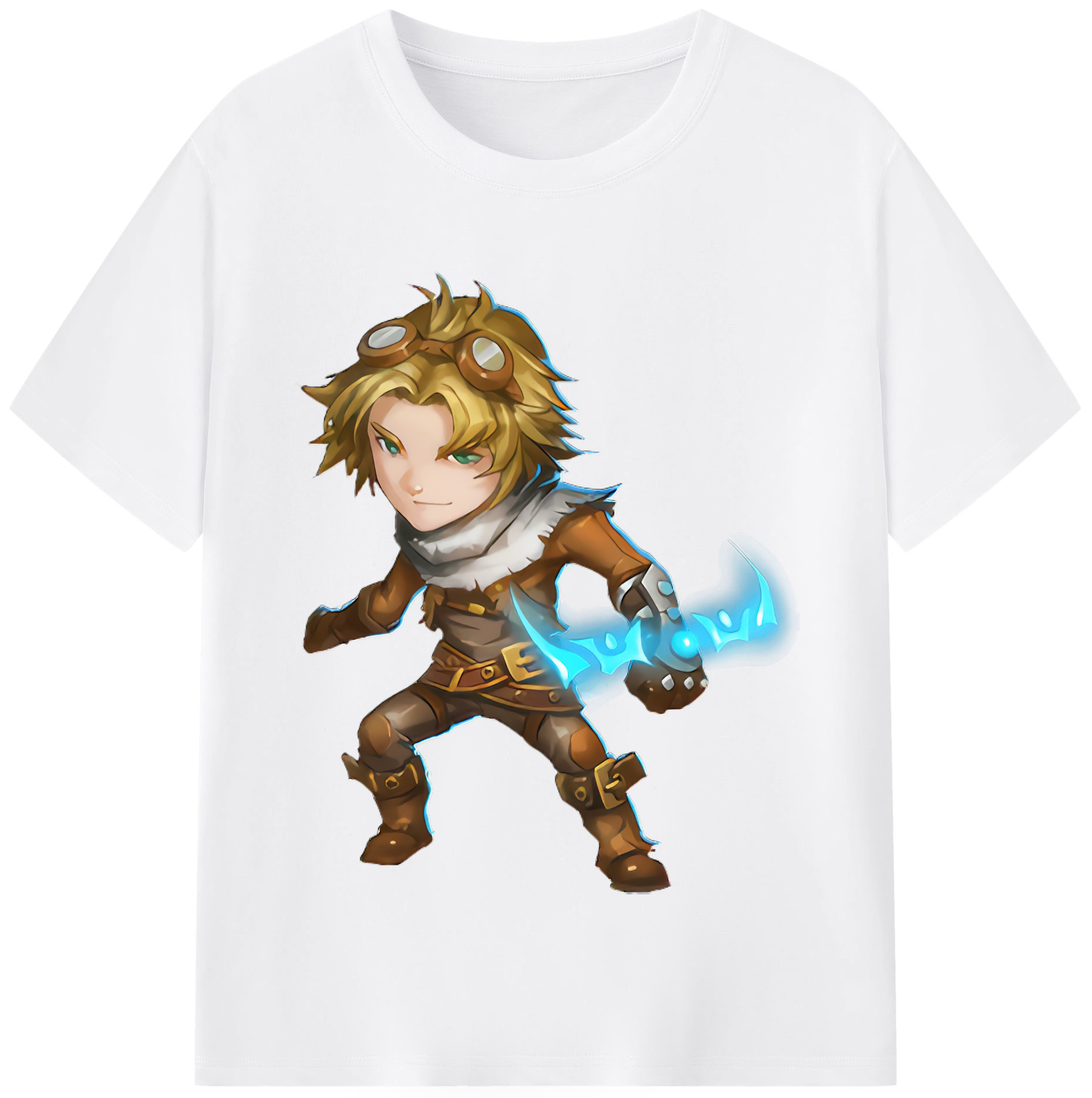 リーグ・オブ・レジェンド League of Legends LOL 綿100％半袖Tシャツ（フロントプリント）