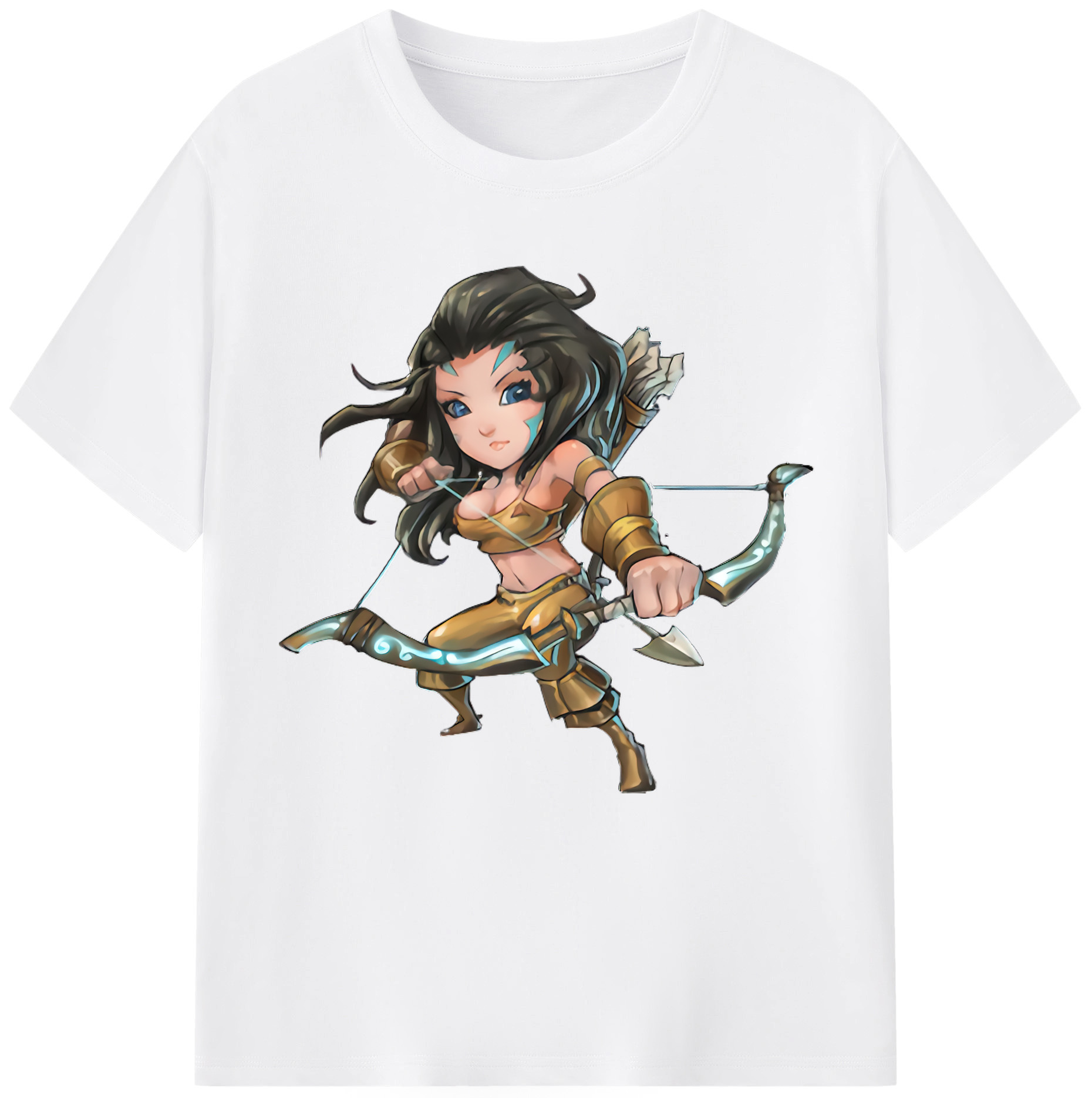 リーグ・オブ・レジェンド League of Legends LOL 綿100％半袖Tシャツ（フロントプリント）